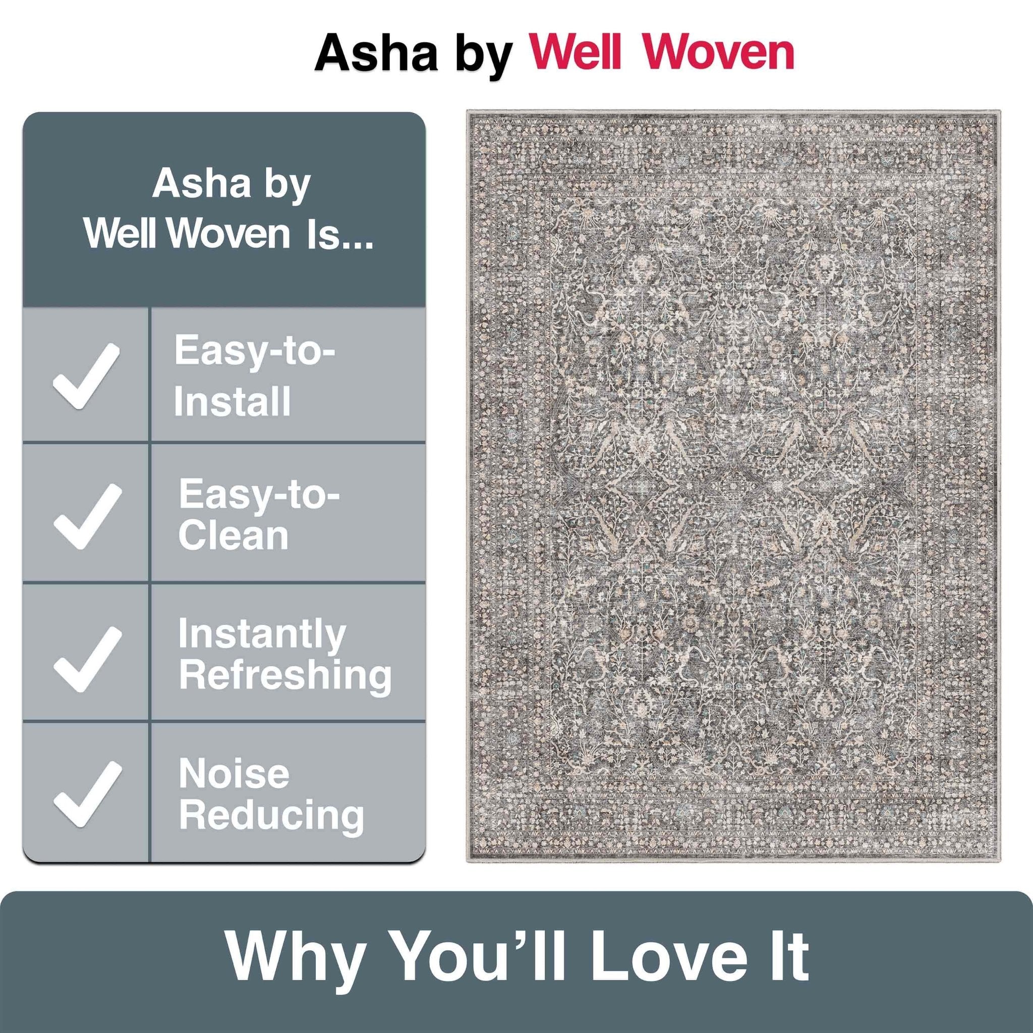 Isolde Vintage Persian Oriental Flat-Weave Rug、mySite、gigharbornorthrealestate