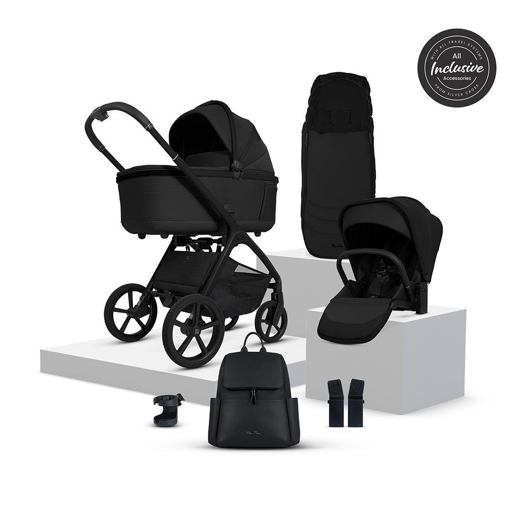  Silver Cross Cove Pushchair Accessory Bundle - Onyx、mySite、merchandisen
