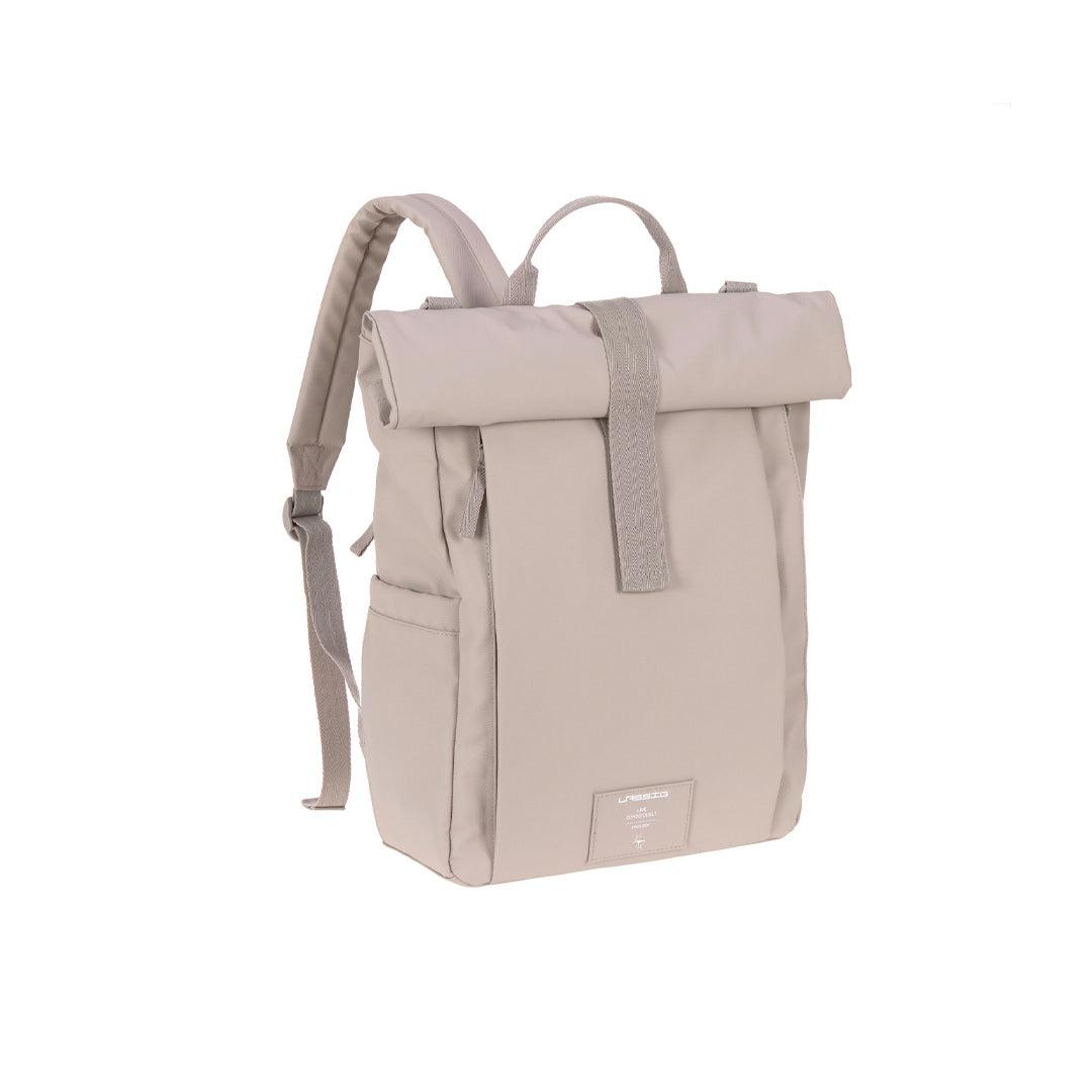  Lassig Rolltop Backpack - Taupe、mySite、merchandisen