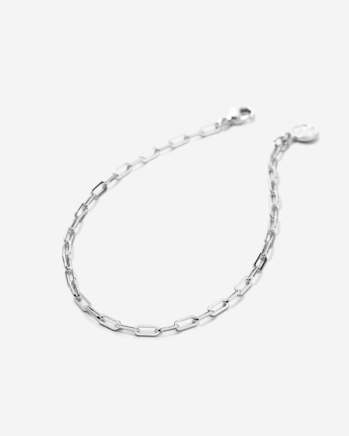 Connected Delicate Paperclip Chain Anklet、mySite、hinf8tx79