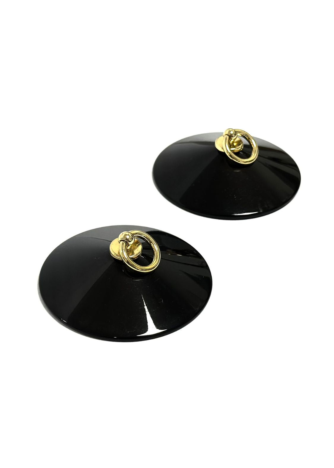  Mini Ring Nipple Cover (Black/Gold)、mySite、justintrudeaud