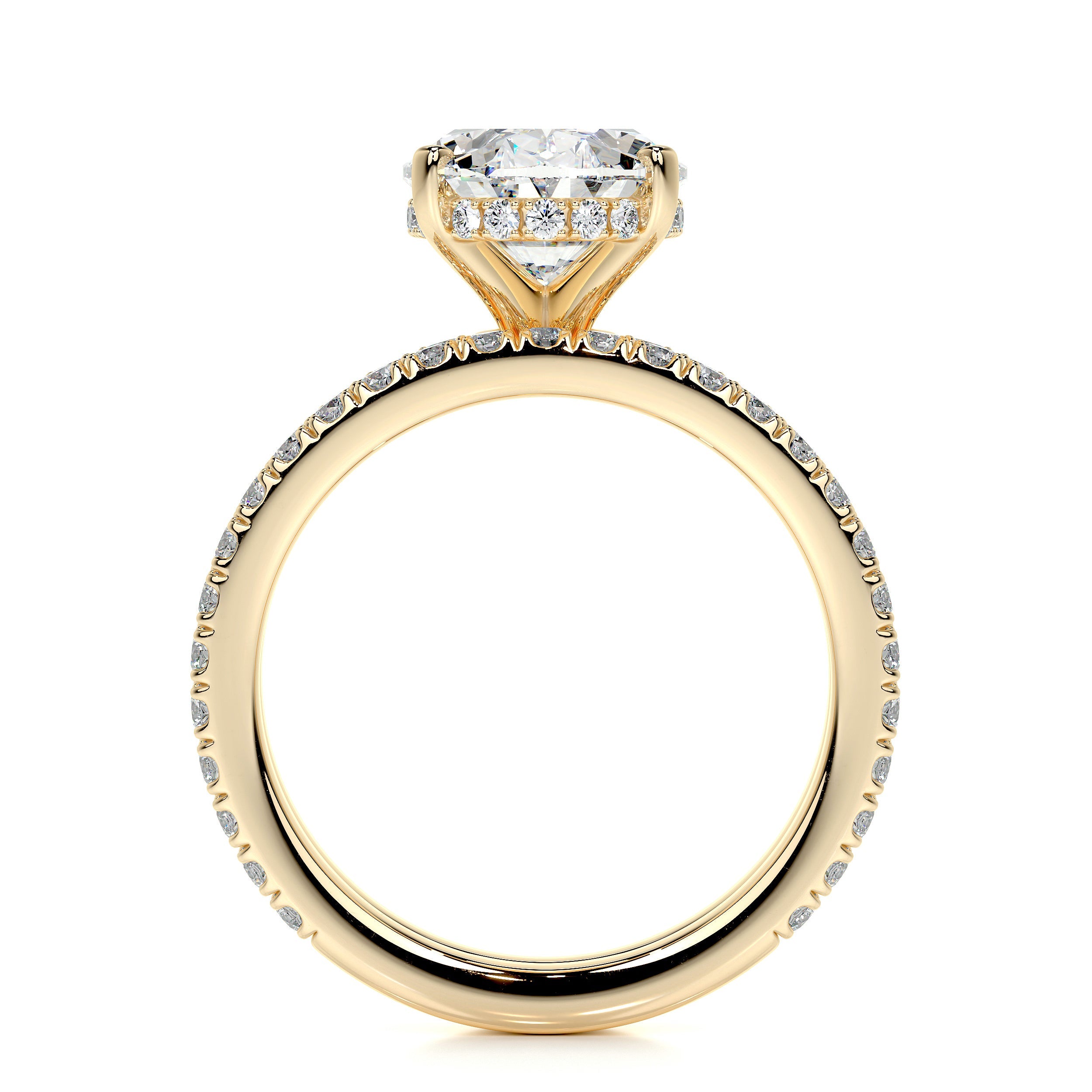 Lucy Lab Grown Diamond Bridal Set - 18K Yellow Gold、mySite、hinf8tx79