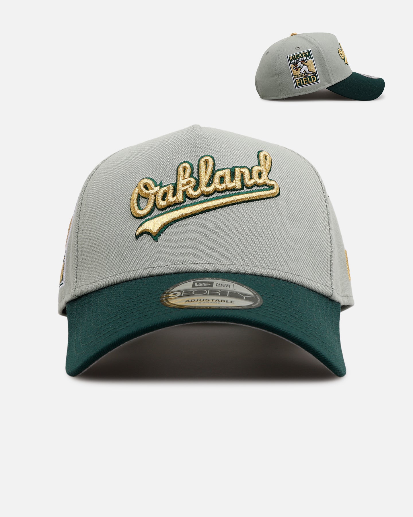 New Era Oakland Athletics 'Oakland Forever' 9FORTY A-Frame Snapback Light Green、mySite、zt4zffjzw