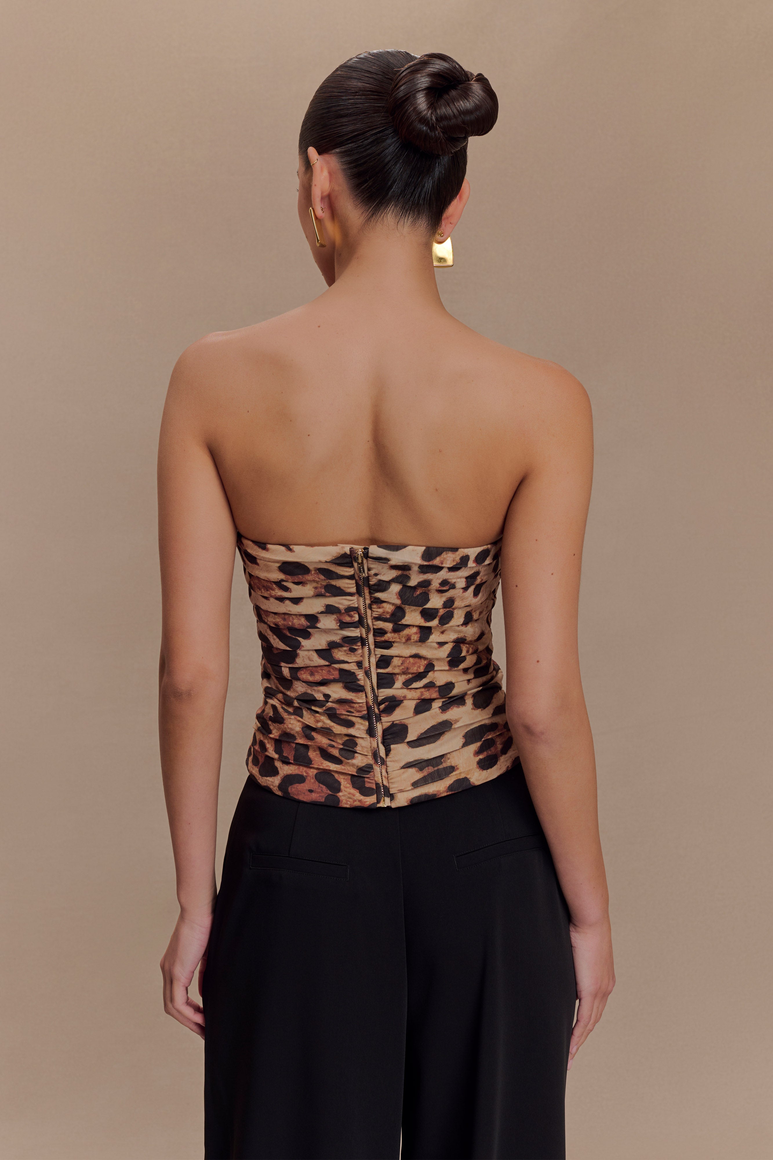 Tokio Suiting Corset - Leopard Print、mySite、solidvoid