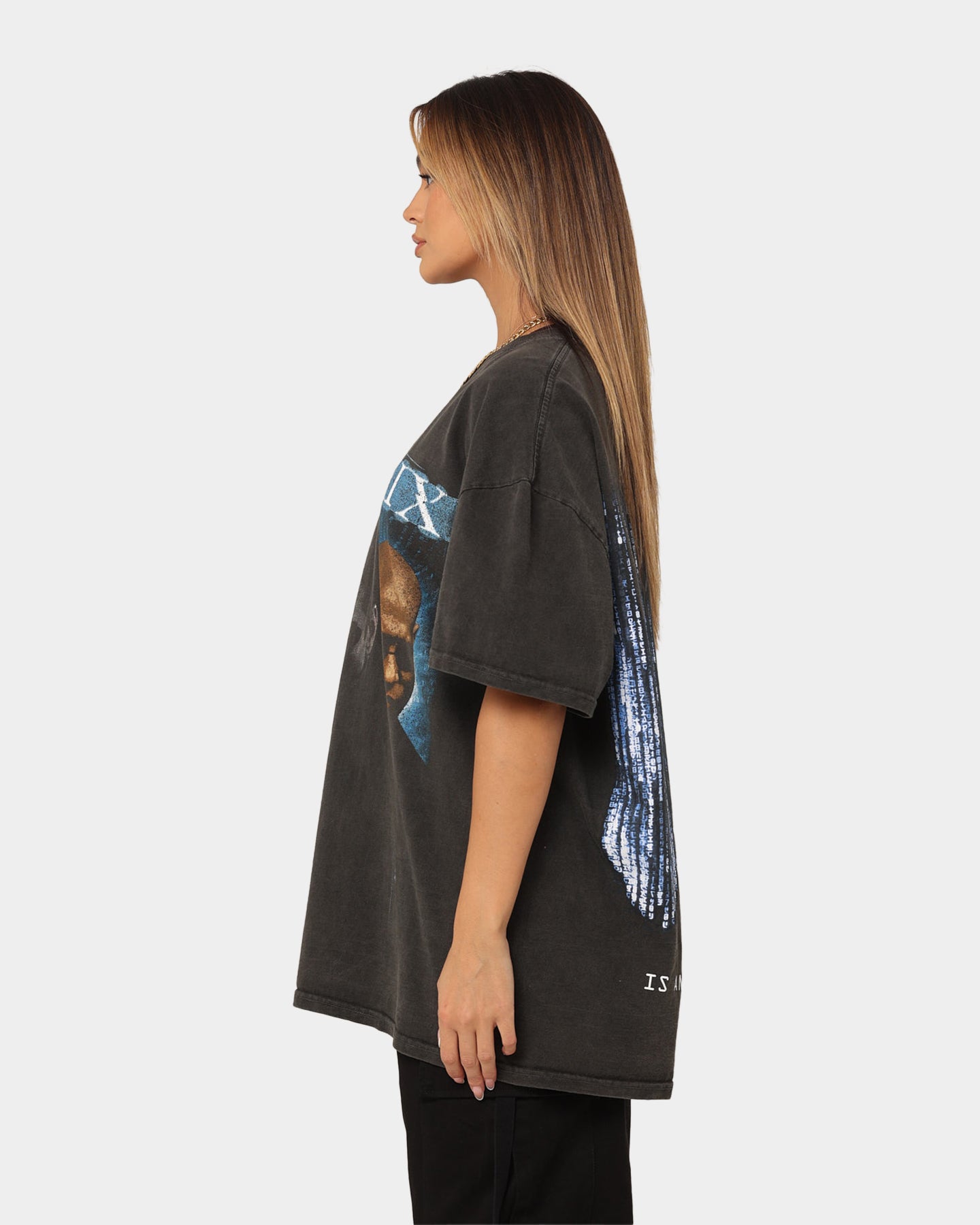 American Thrift X The Matrix Heavyweight Vintage T-Shirt Black Wash、mySite、zt4zffjzw