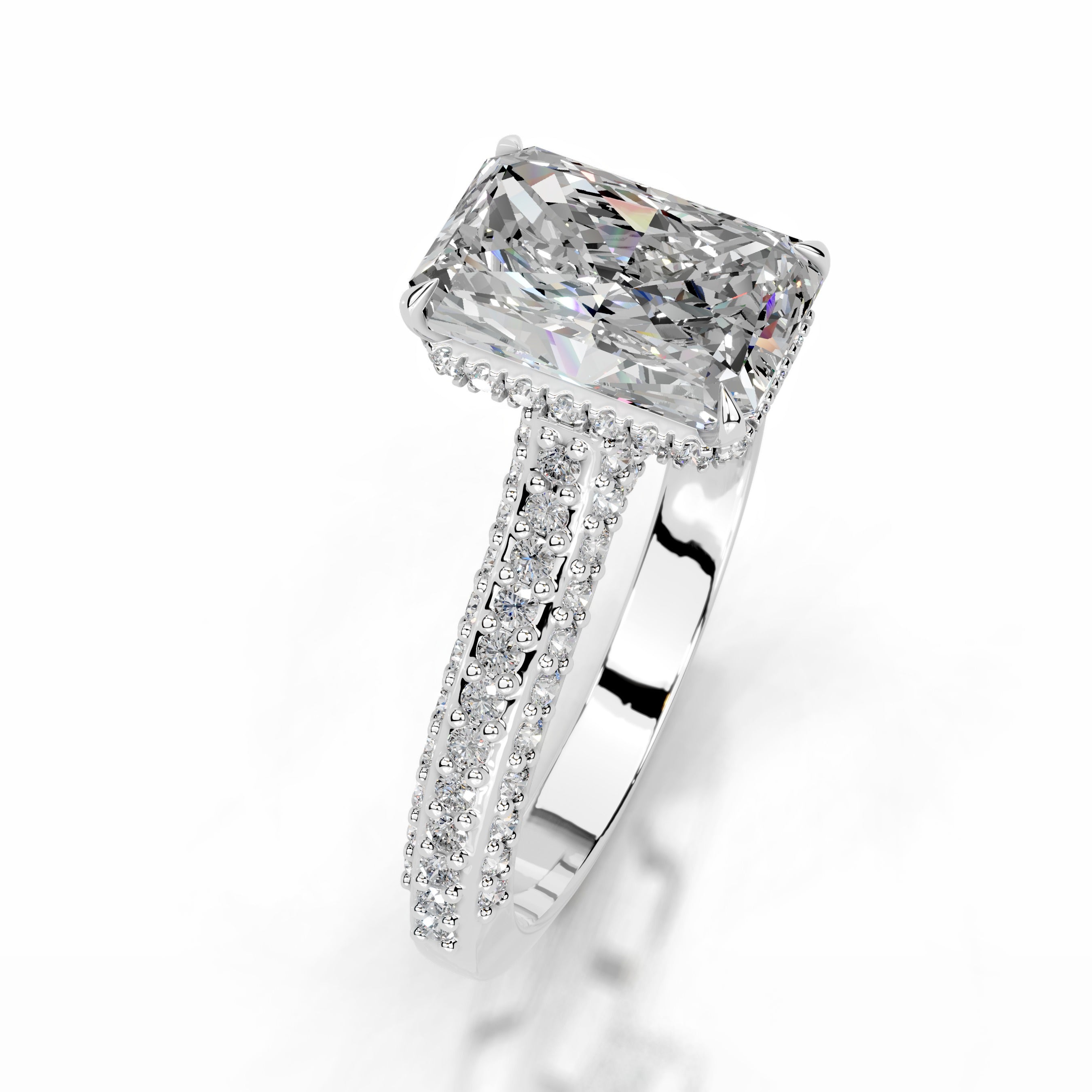 Joana Moissanite & Diamond Ring - Platinum、mySite、hinf8tx79
