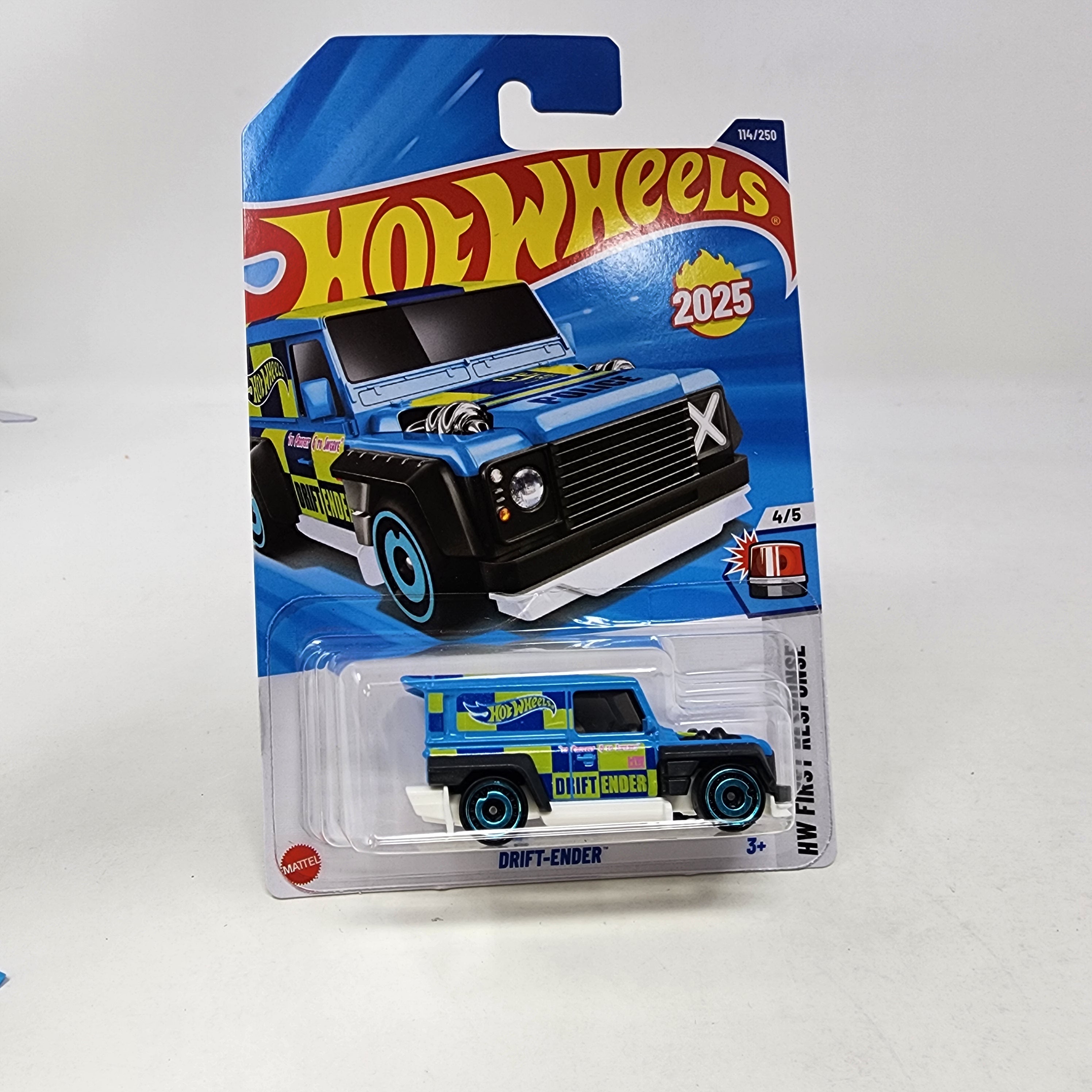 Drift-Ender #114 * Blue * 2025 Hot Wheels NEW! Case L、mySite、hgirdovlk