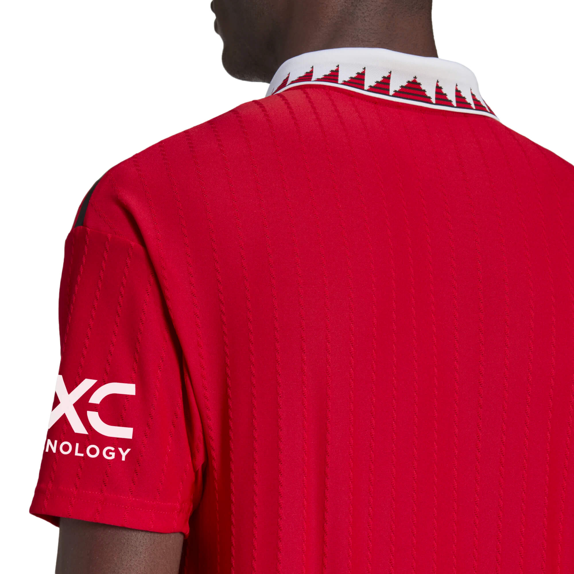 adidas Men's Manchester United 2022/23 Authentic Home Jersey Real Red/White、mySite、noshort