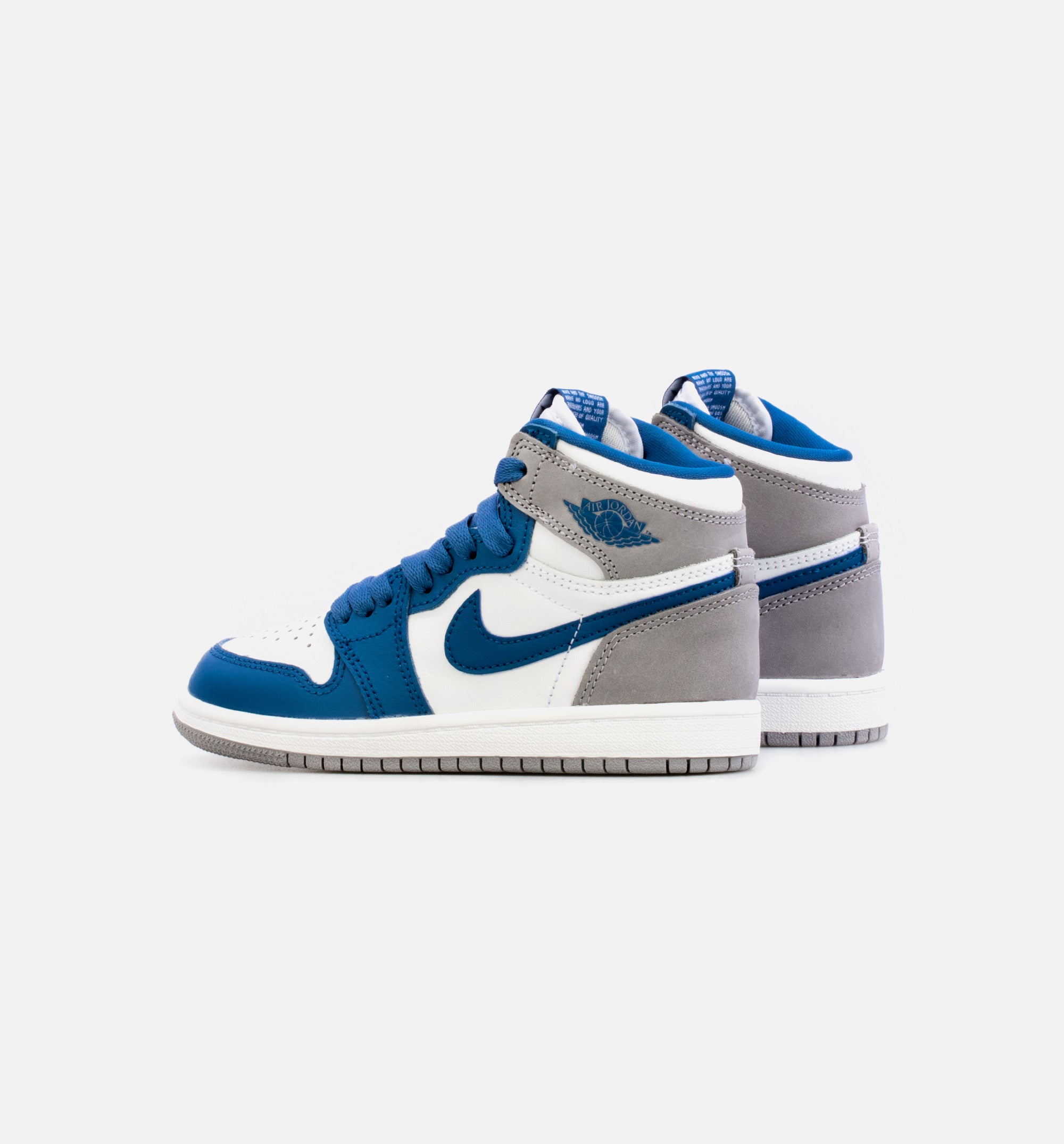 Air Jordan 1 High OG True Blue Preschool Lifestyle Shoe - Blue/White Free Shipping、mySite、dreamappss