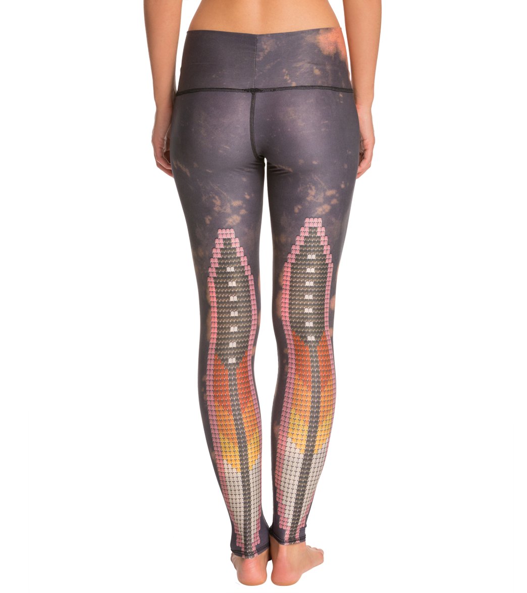 Teeki Sacred Feather Yoga Leggings、mySite、noshort