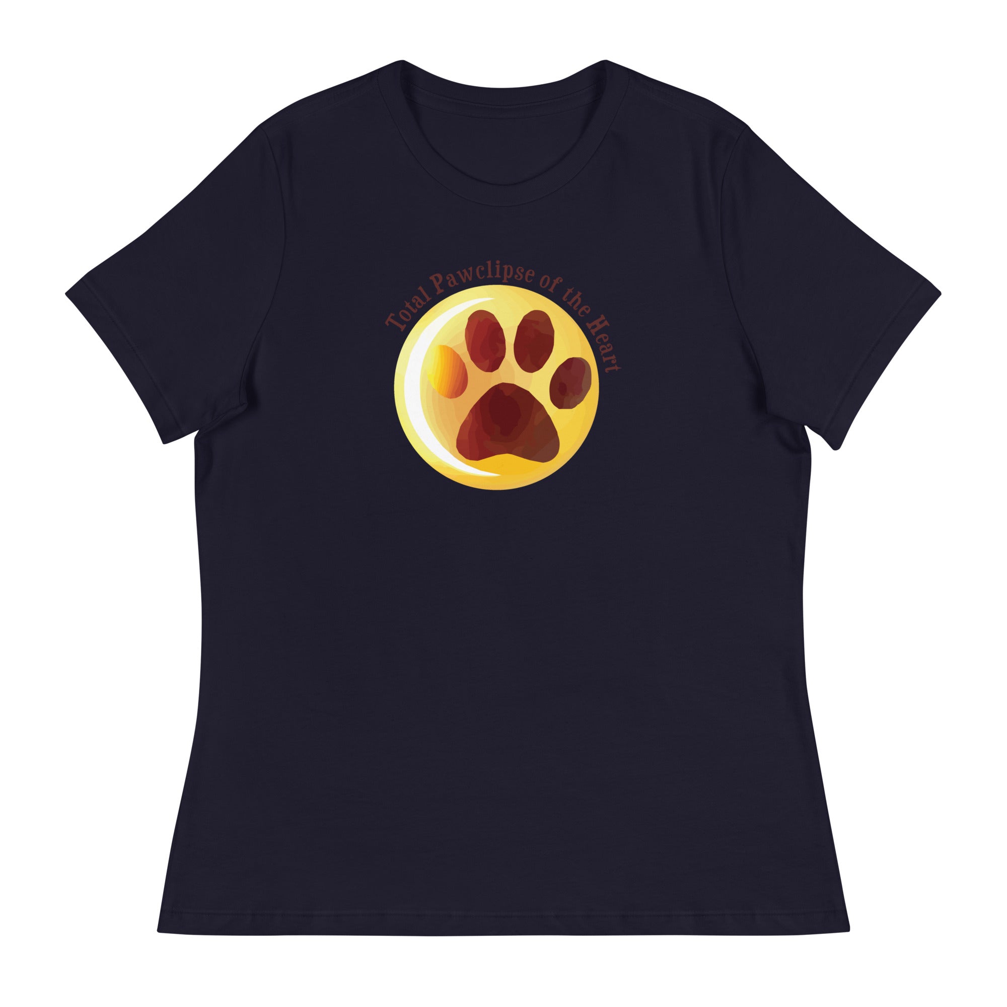 Total Pawclipse Of The Heart Women's Relaxed T-Shirt、mySite、camillekostekn
