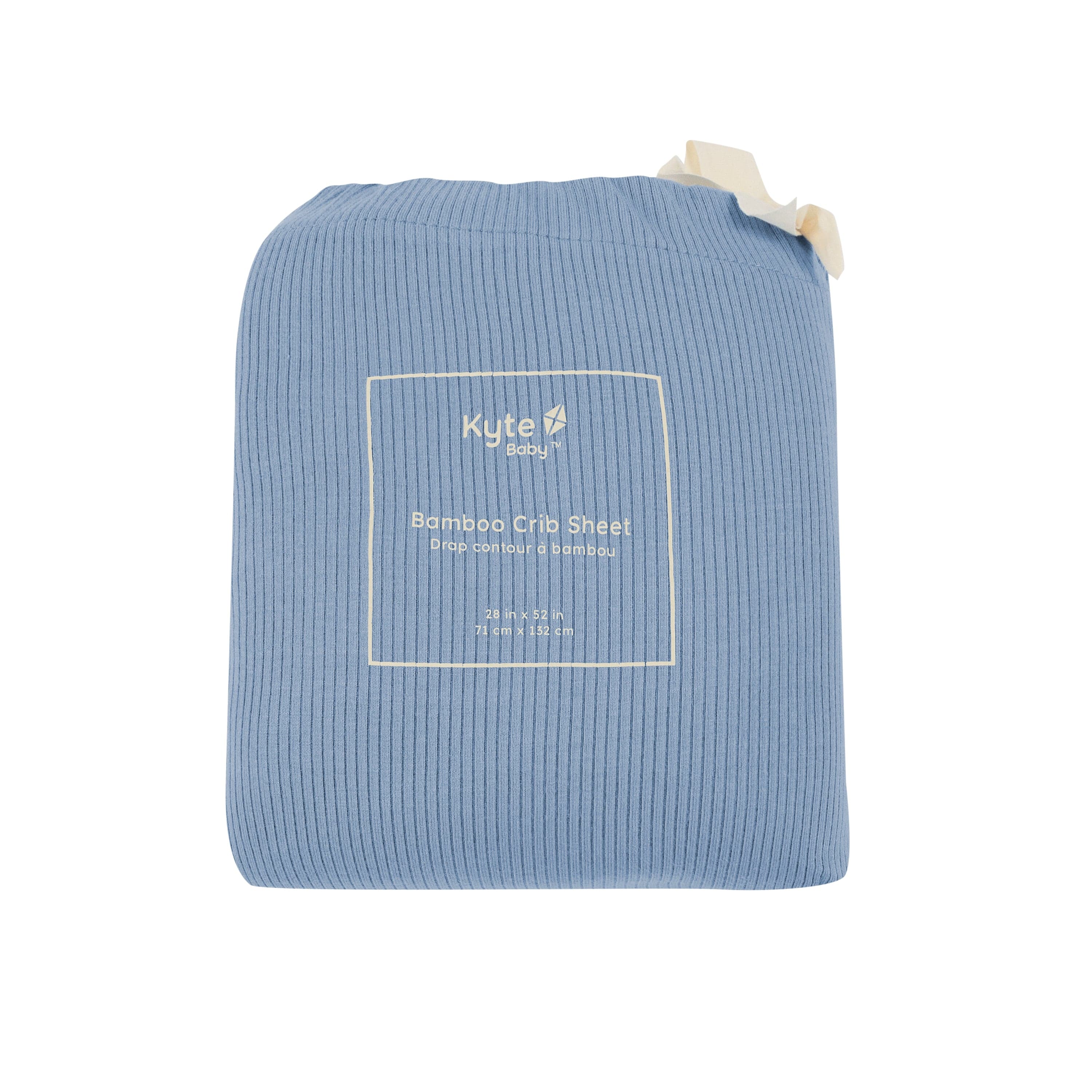  Ribbed Crib Sheet in Slate、mySite、layawaytickets