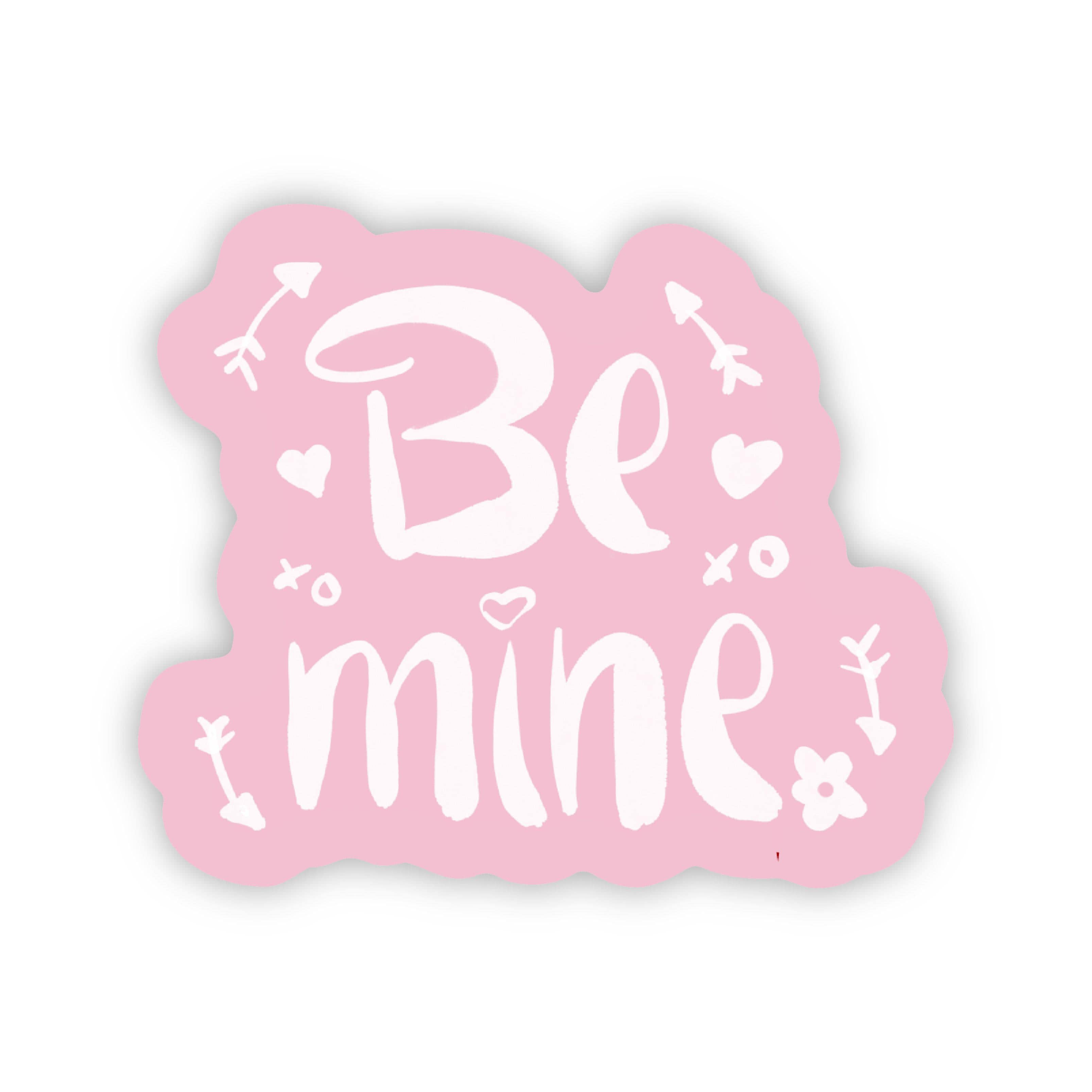  Be Mine Pink Love Sticker、mySite、elrpsem3k