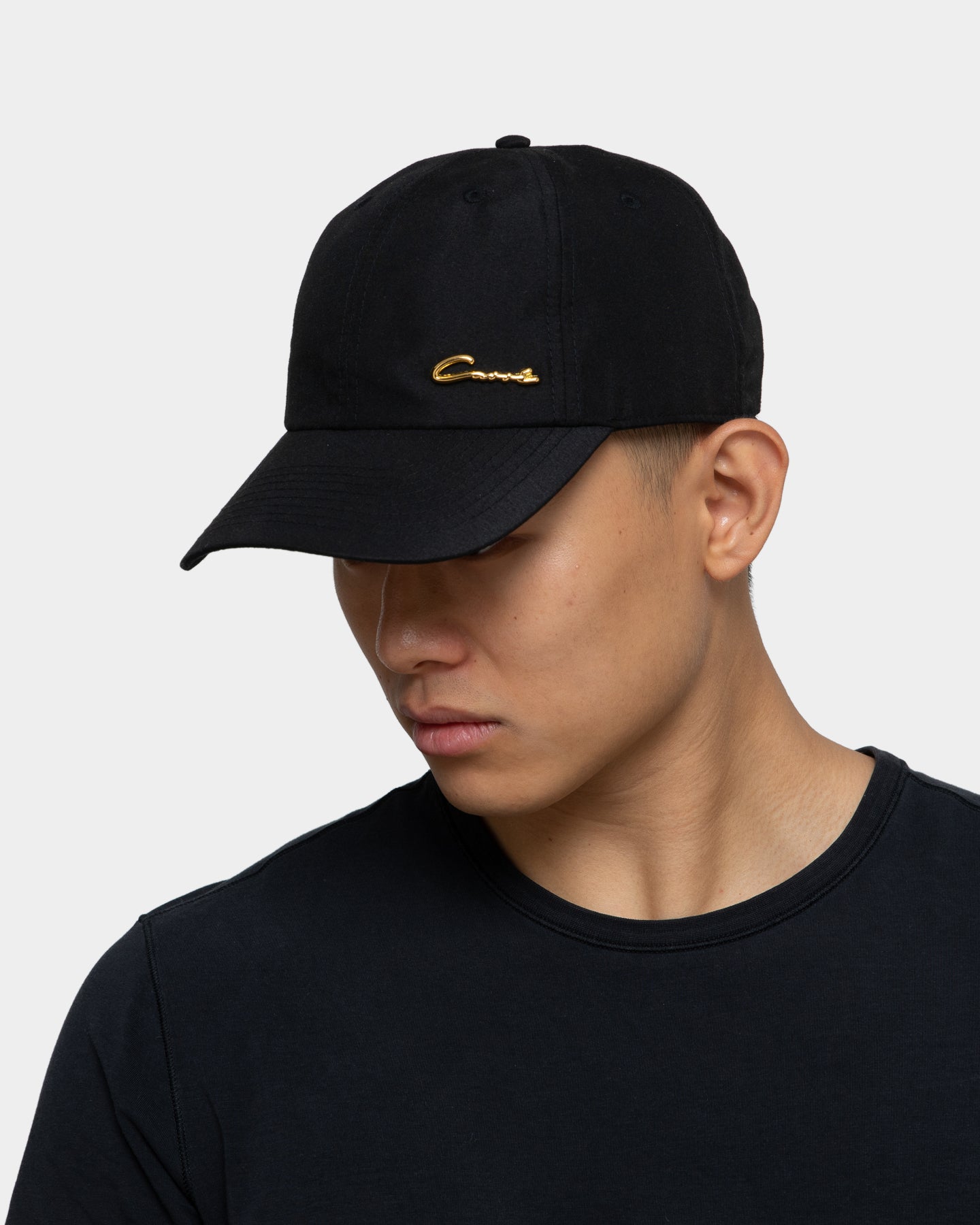 Carré Men's Scripted Metal Badge Classique Strapback Black/Gold、mySite、zt4zffjzw