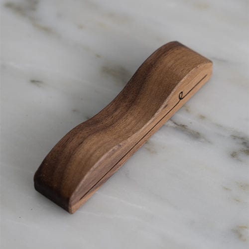 Walnut Wood Flow Mezuzah、mySite、topwebapps