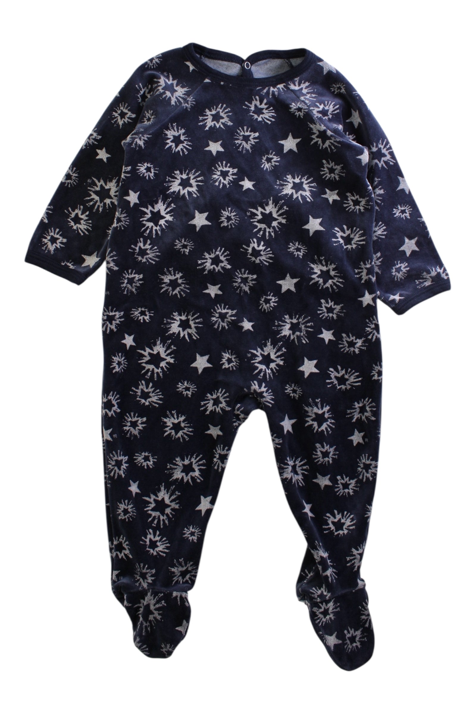 Petit Bateau Snowflake Star Onesie 6-12M、mySite、g9winljtr