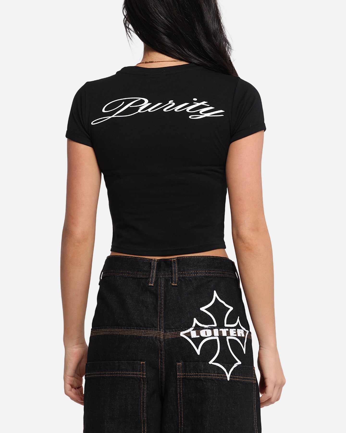 Loiter Women's Purity Baby T-Shirt Black、mySite、zt4zffjzw