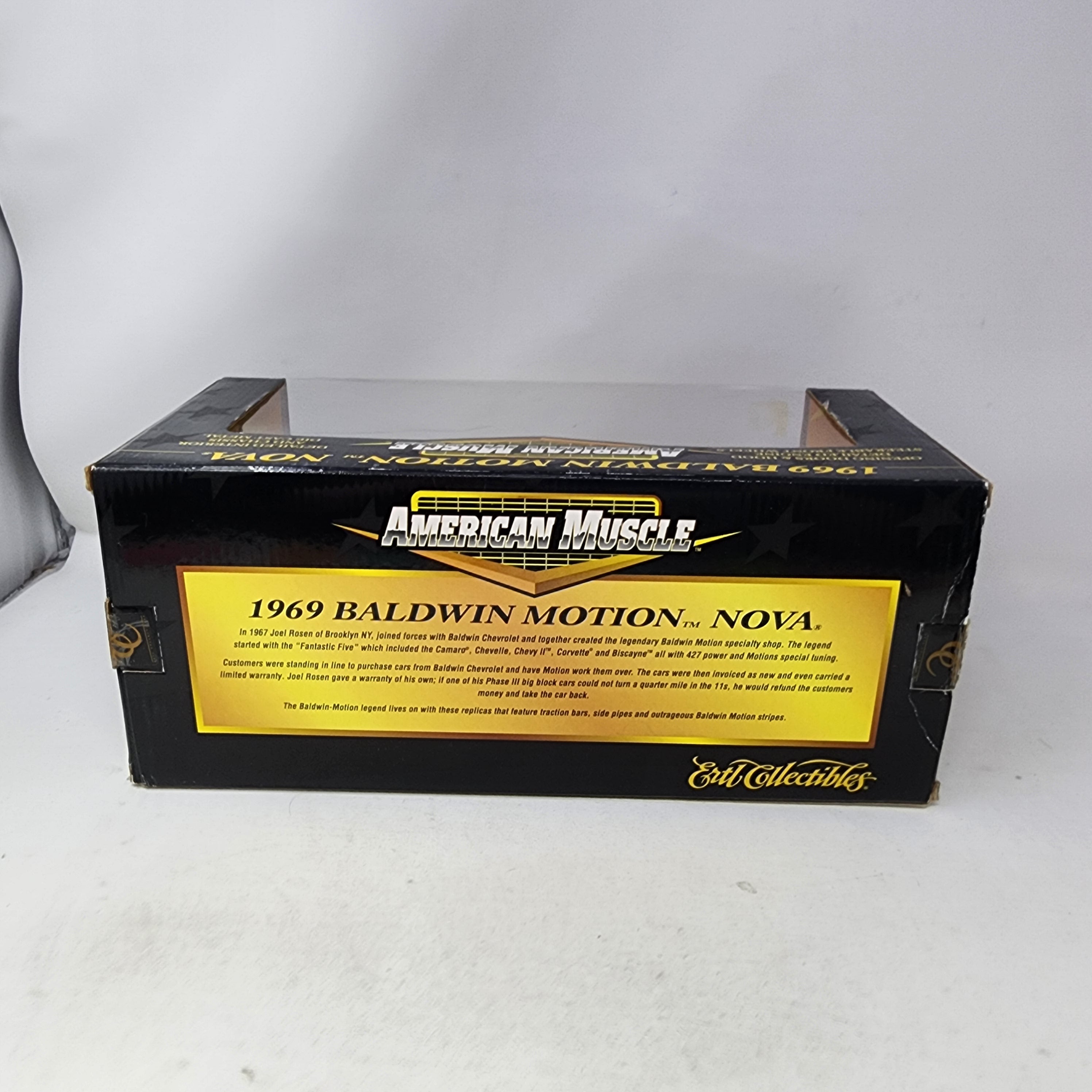 1969 Chevy Nova Baldwin * ERTL Collectibles 1/18 Scale American Muscle、mySite、hgirdovlk