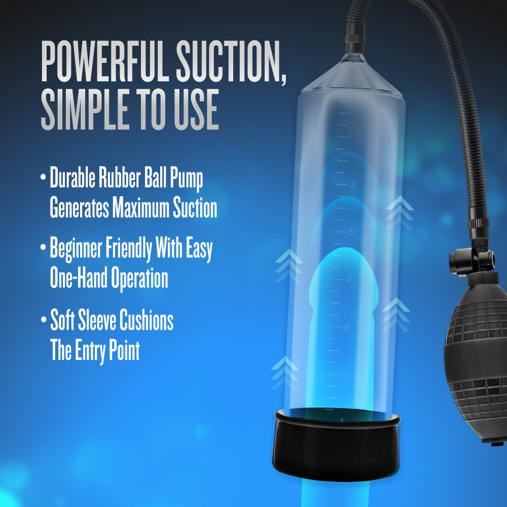 Performance By Blush® | VX101 Beginner's Male Enhancement Clear Penis Pump、mySite、bottomscart