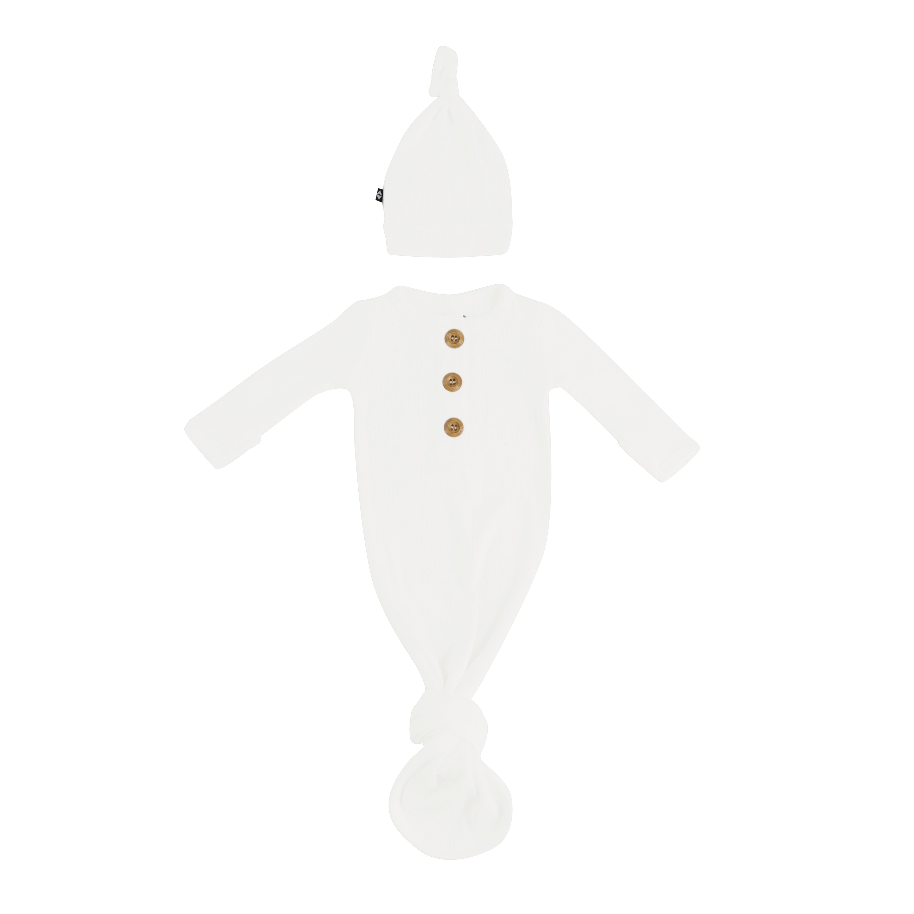  Ribbed Knotted Gown with Hat Set in Cloud、mySite、layawaytickets