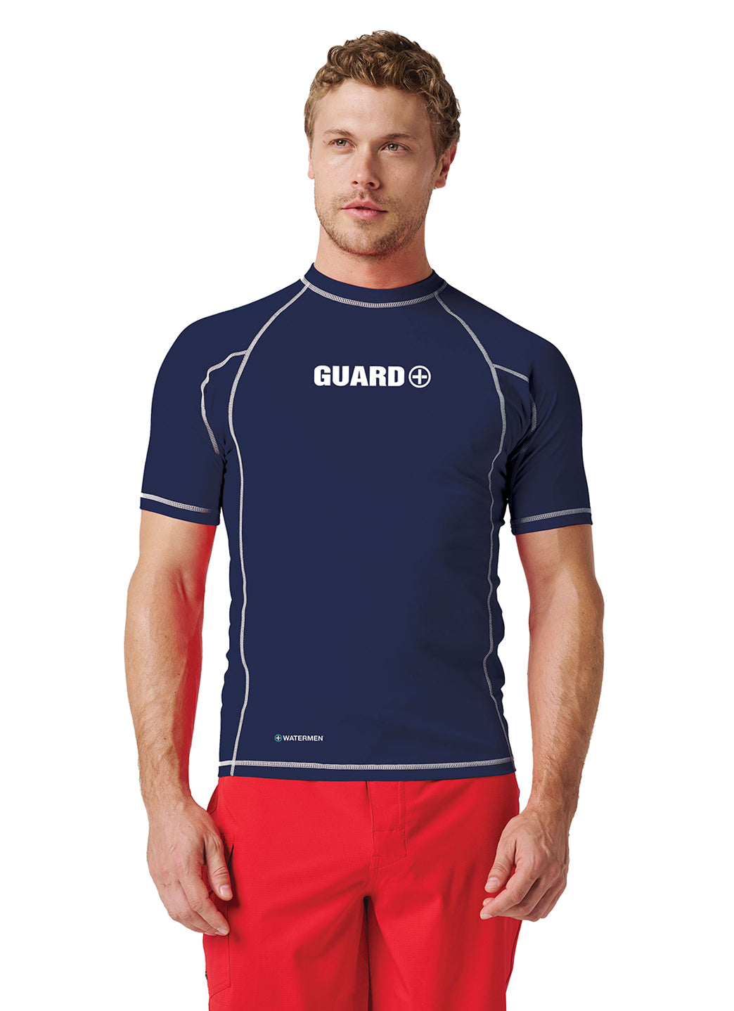 Watermen Unisex Classic Guard Short Sleeve Rash Guard、mySite、noshort