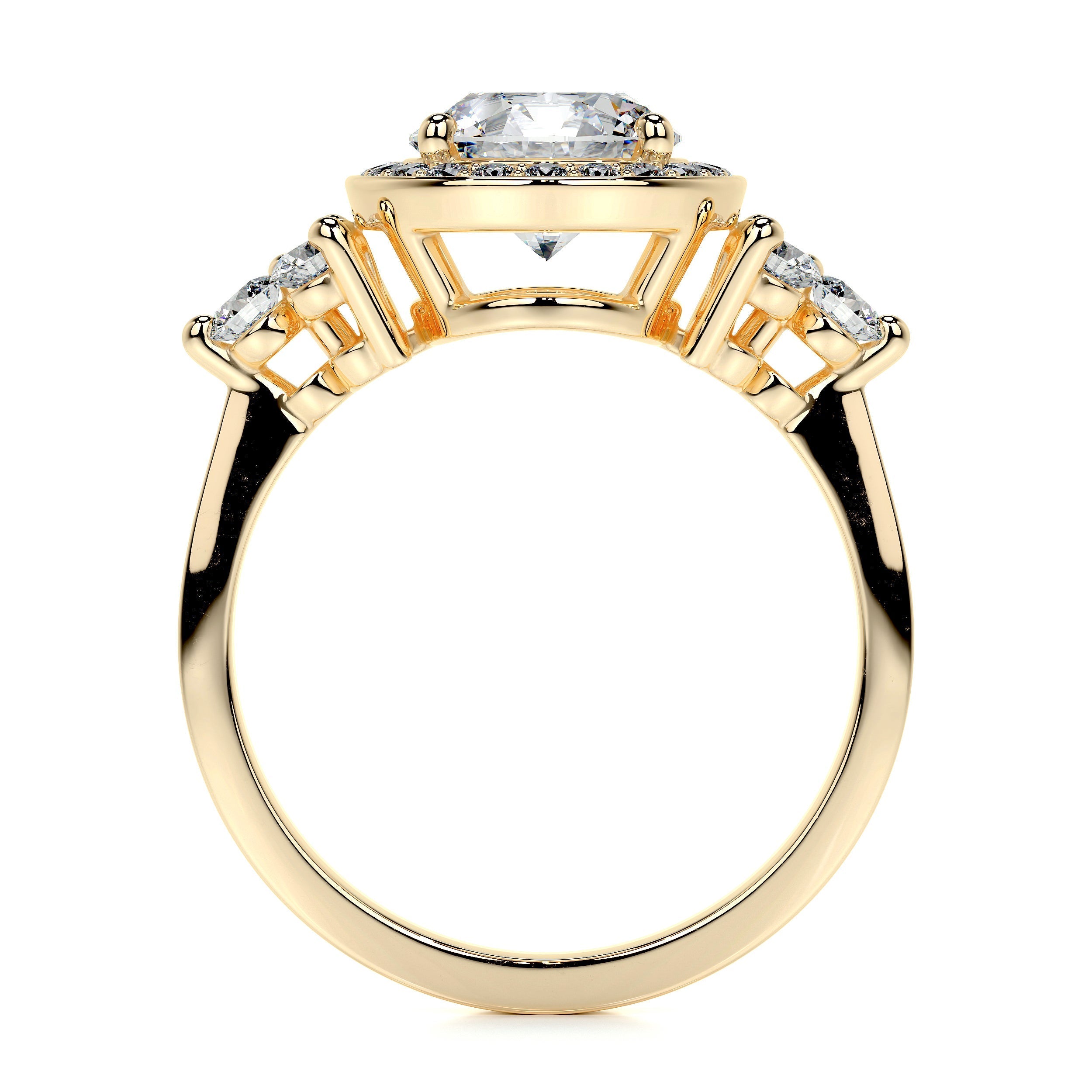 Ivy Vintage Lab Grown Diamond Ring -18K Yellow Gold (RTS)、mySite、hinf8tx79