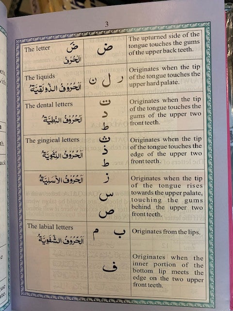 Quran Kareem 15 line color coded large size (7.5 x 10 )、mySite、topwebapps