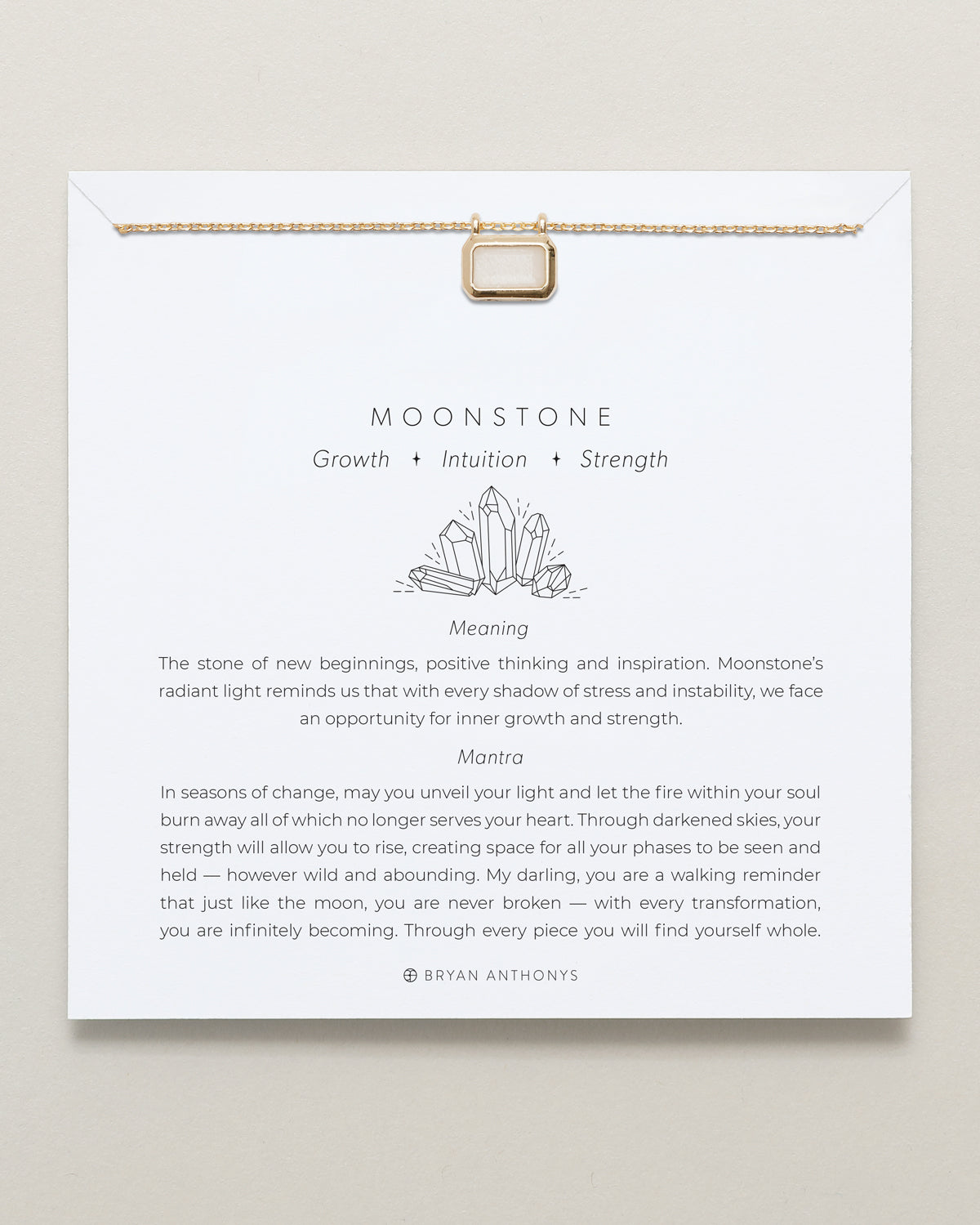 Healing Stone Necklace Moonstone、mySite、hinf8tx79