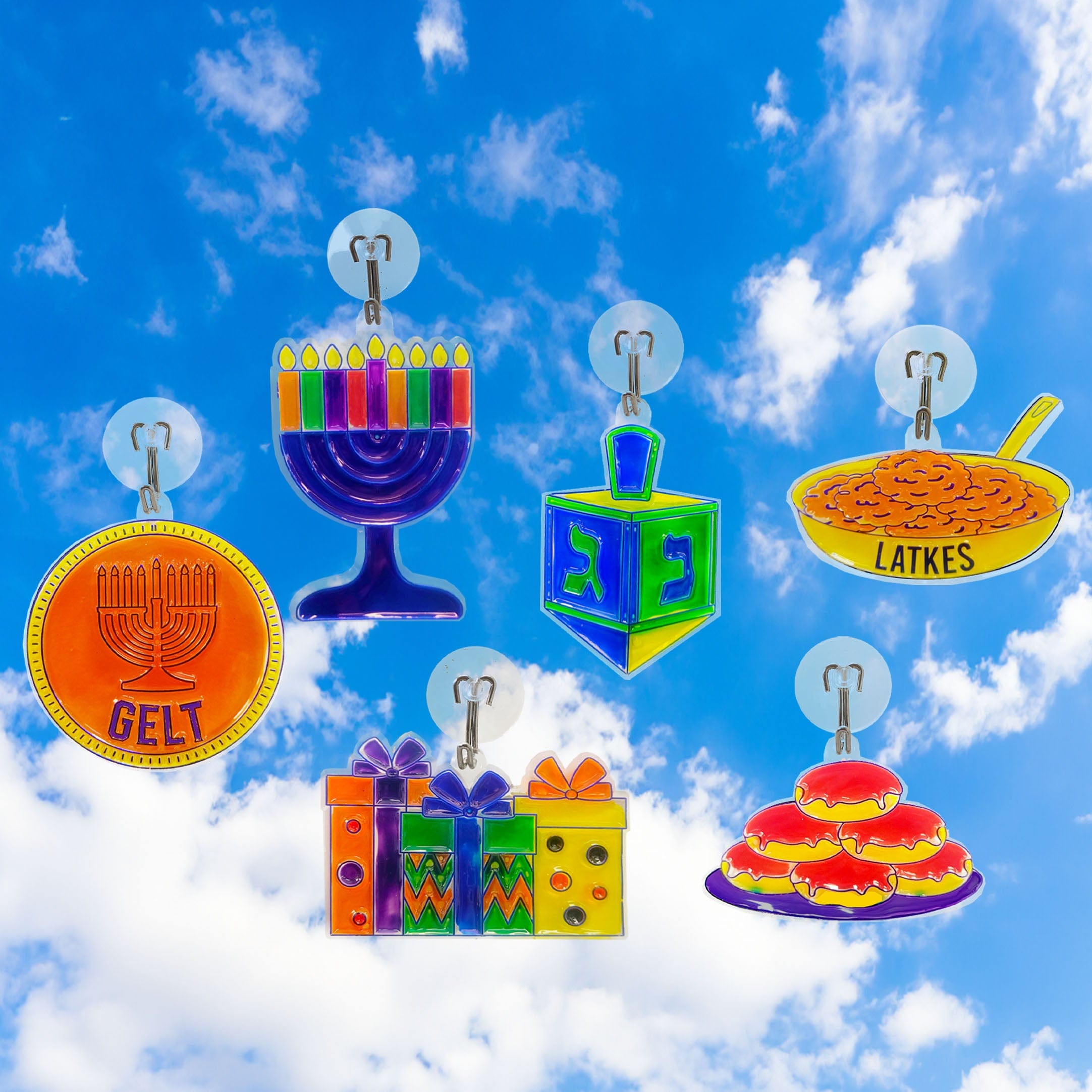 DIY Hanukkah Window Art Decorations、mySite、topwebapps