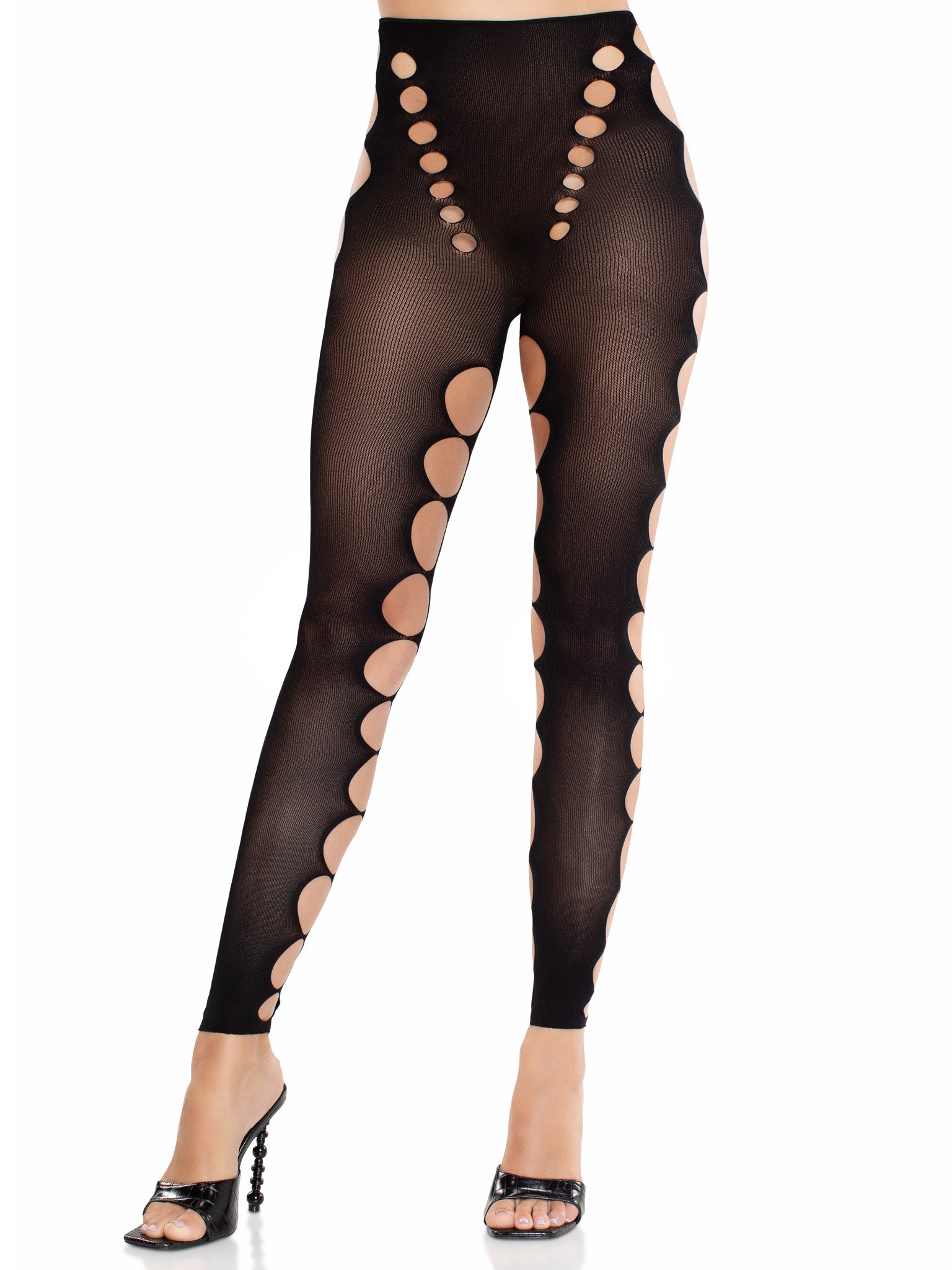 Maris Cut-Out Footless Tights、mySite、bengalsvssteelers