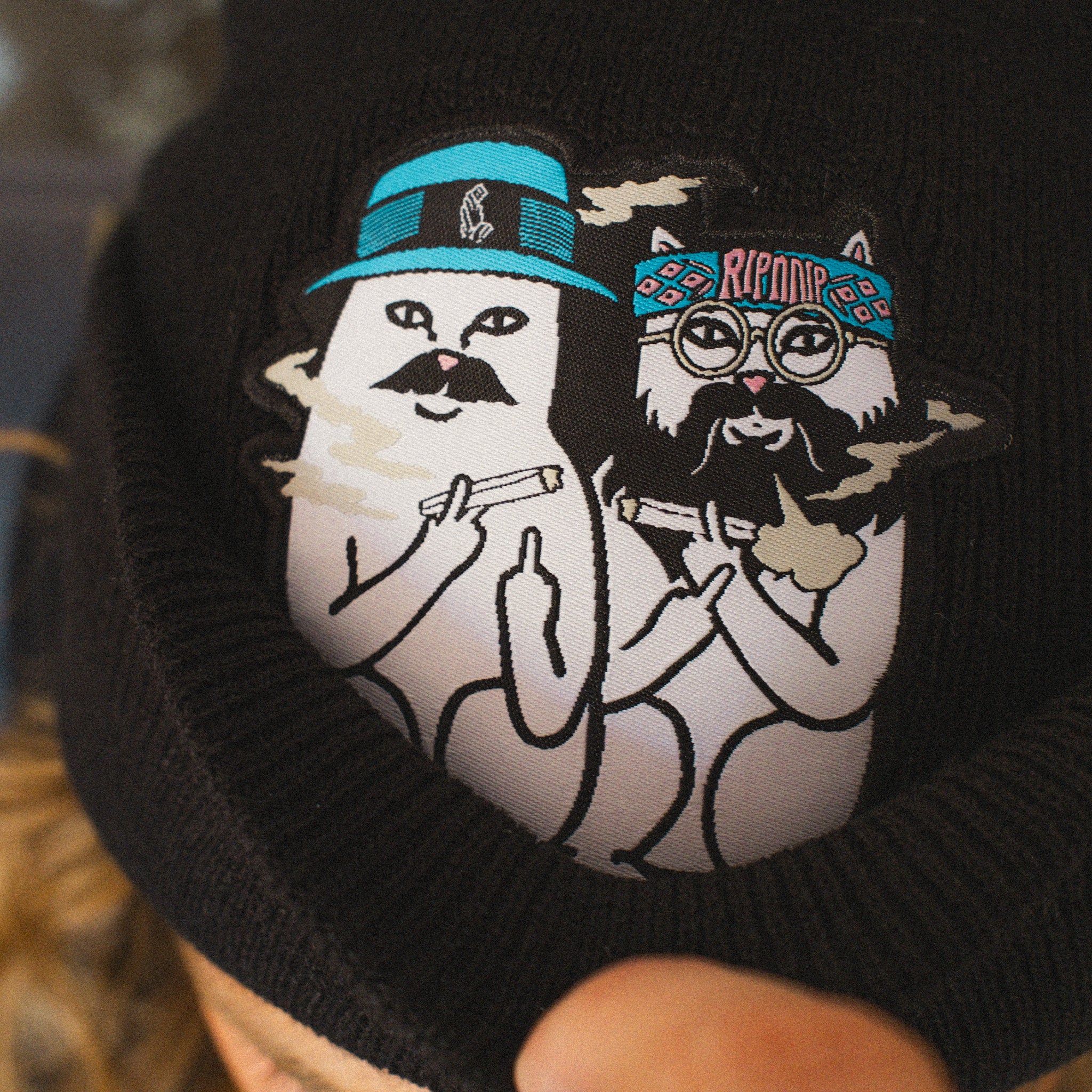  Cheech and Nerm Beanie (Black)、mySite、merchandisen
