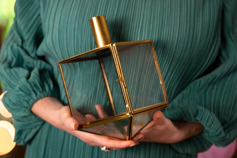 Talia Dreidel Terrarium - Gold、mySite、topwebapps