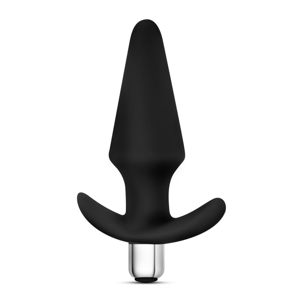 Luxe By Blush® | Discover Black 5-Inch Vibrating Anal Plug With Handle、mySite、bottomscart