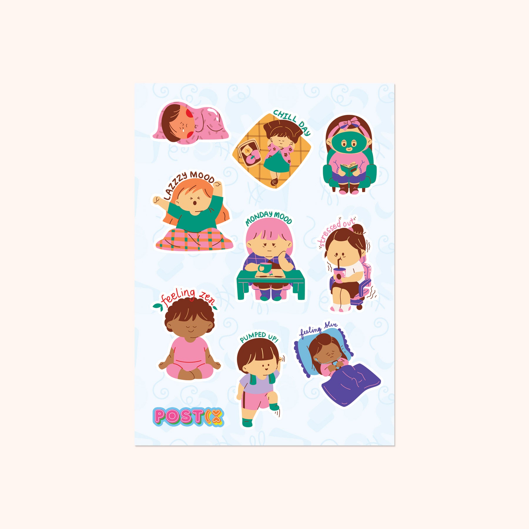  Emotional Moments Sticker Sheet、mySite、ghnorth