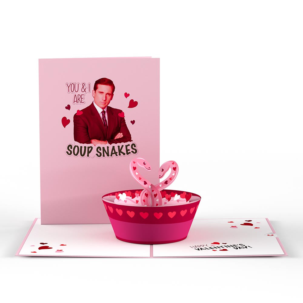 The Office Soup Snakes Pop-Up Card、mySite、solidvoid