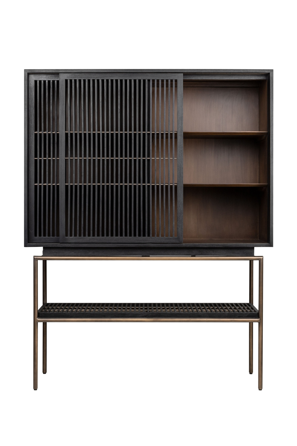 Black Mindi Wood Cabinet | Versmissen Tellem、mySite、neckold