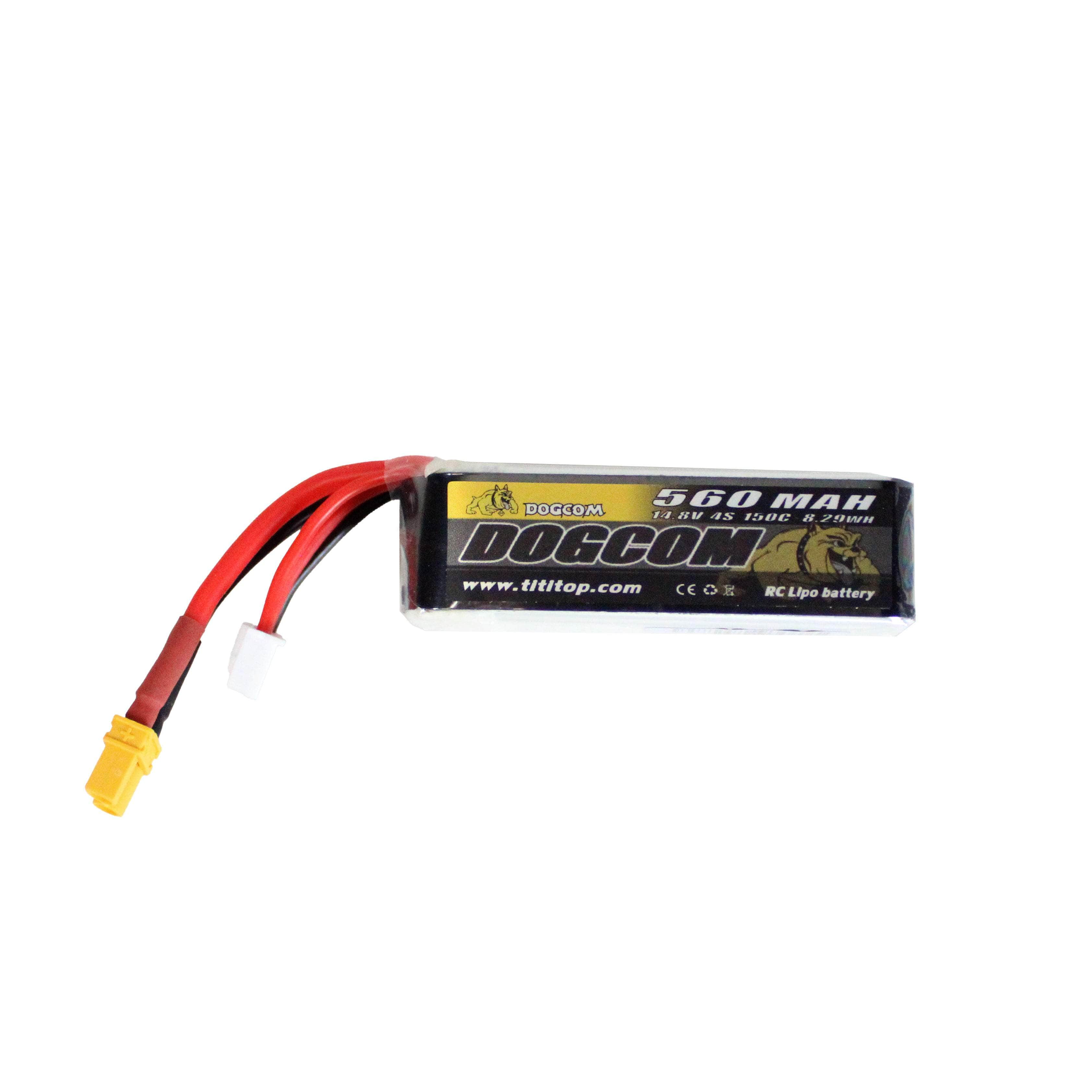  DogCom 14.8V 4S 560mAh 150C LiPo - XT30、mySite、merchandisen