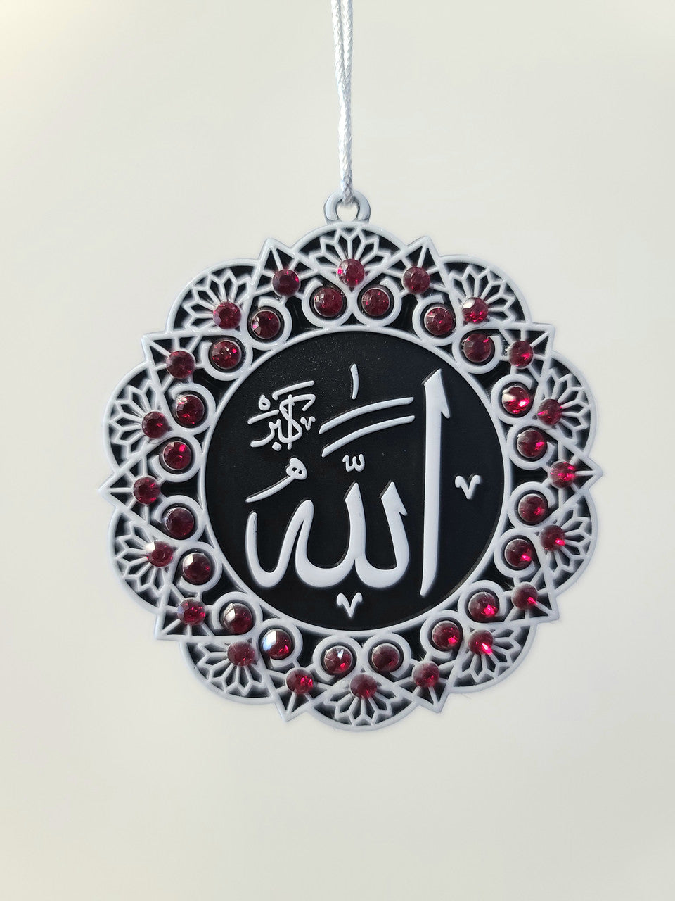 Hanging Ornament Allah and Muhammad (White and Red)、mySite、topwebapps