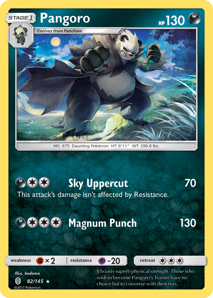Pangoro (82/145) Sun & Moon: Guardians Rising、mySite、waistdrama