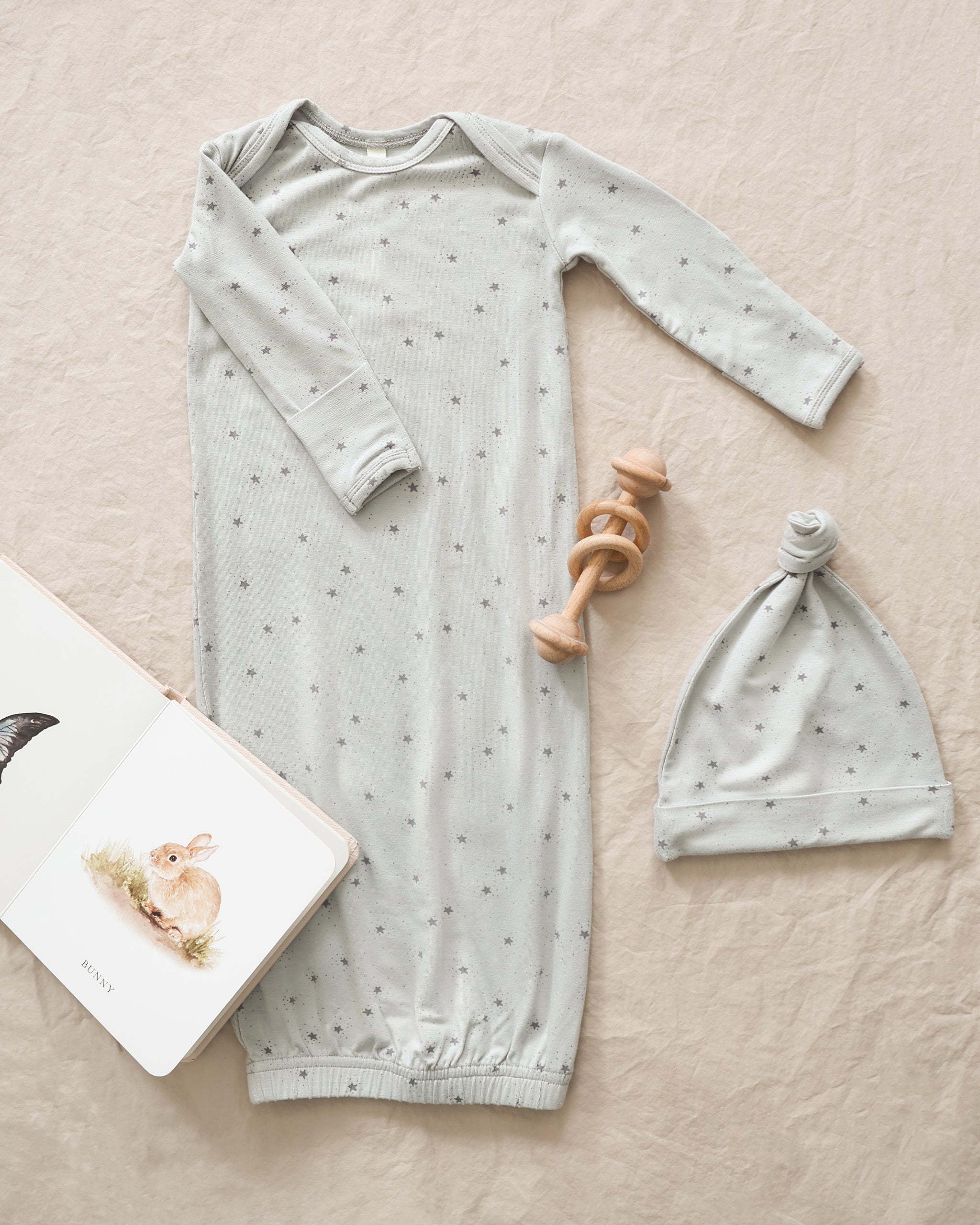  Bamboo Baby Gown + Hat Set || Twinkle、mySite、layawaytickets