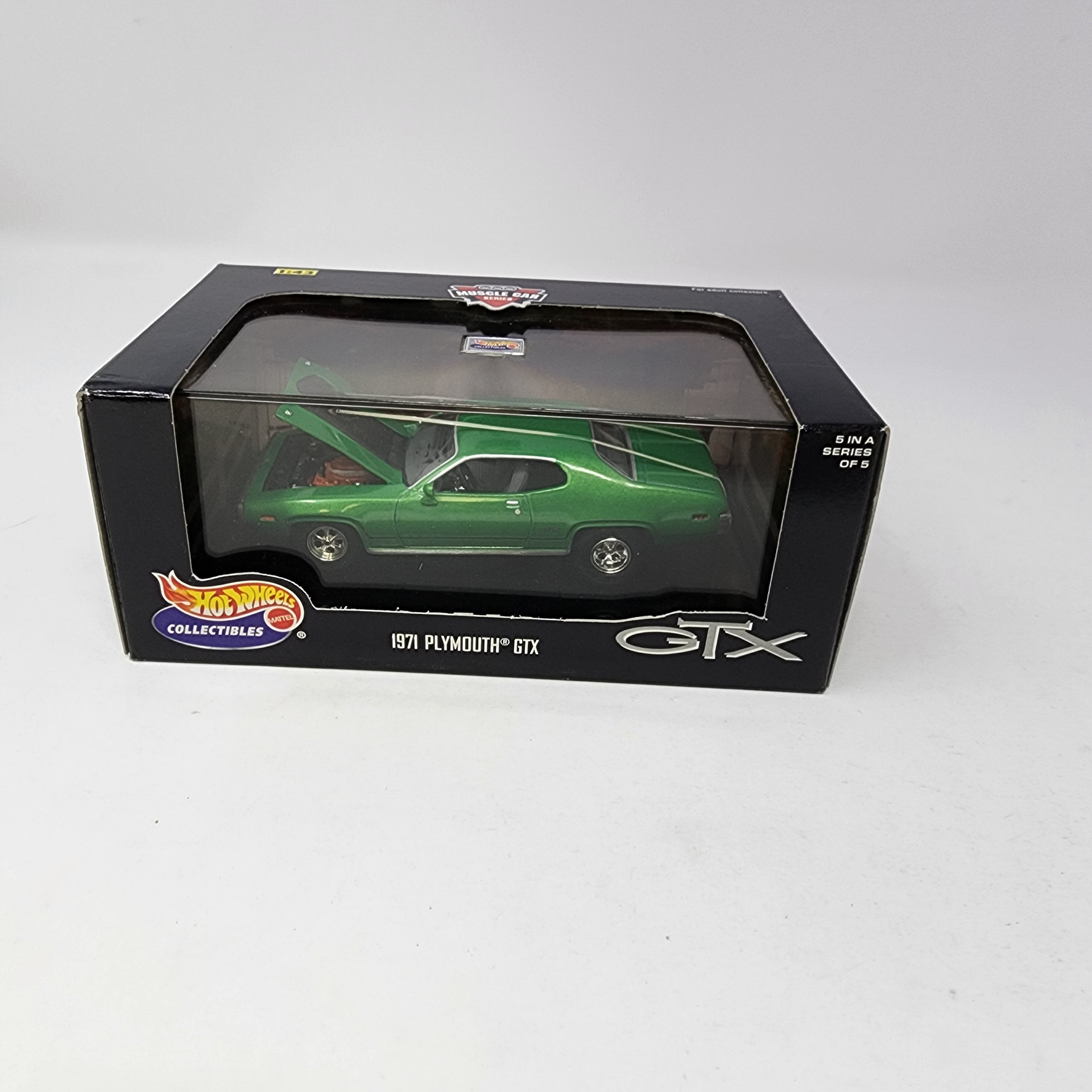 1971 Plymouth GTX * Green * Hot Wheels Collectibles 1:43 Scale、mySite、hgirdovlk