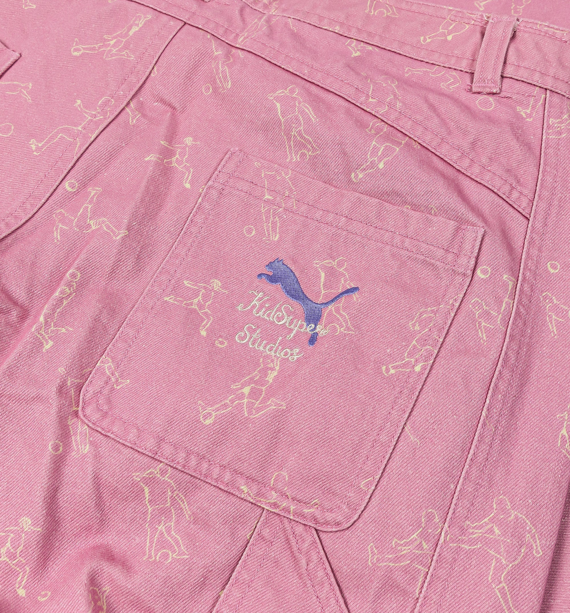 Puma x KidSuper Jeans Womens Pant - Pink、mySite、dreamappss