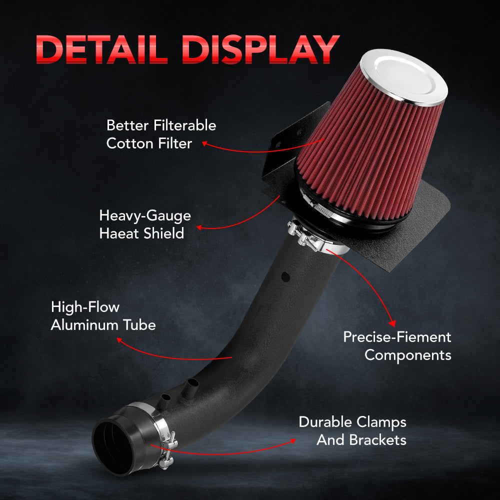 1997-2003 F150 4.6L 5.4L V8 High-flow Cold Air Intake Kit、mySite、nflplayoffbracketp