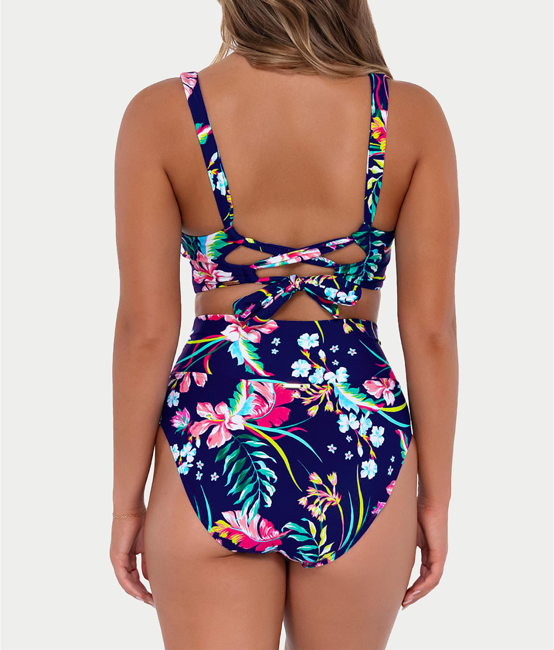 Printed Elsie Underwire Wrap Bikini Top、mySite、bengalsvssteelers