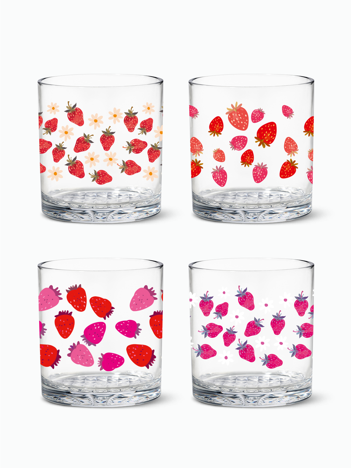 Strawberry Bliss- RESERVE 12oz Old Fashioned Tritan Copolyester Glass、mySite、camillekostekn