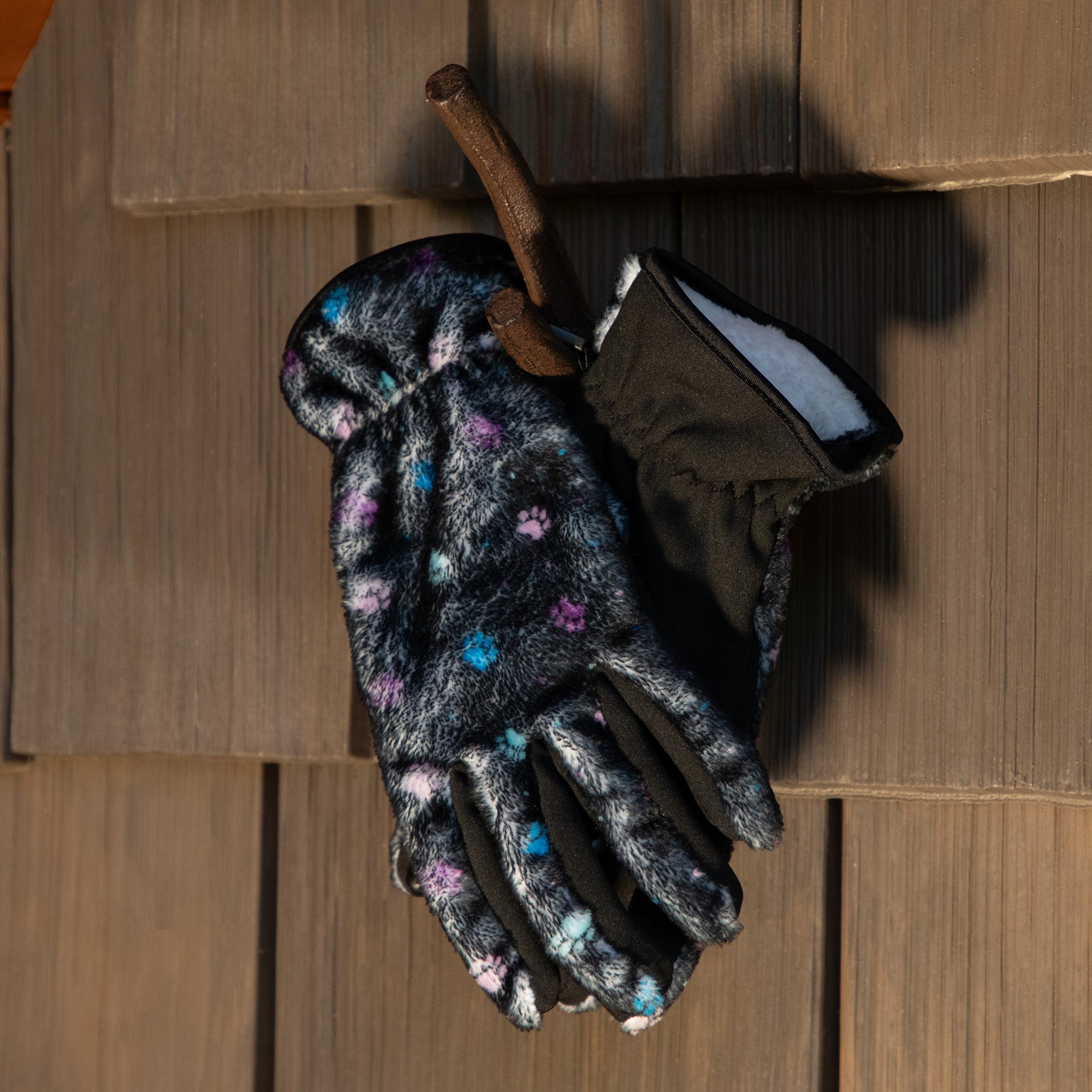 Super Cozy Paw Print Touch Screen Gloves、mySite、camillekostekn