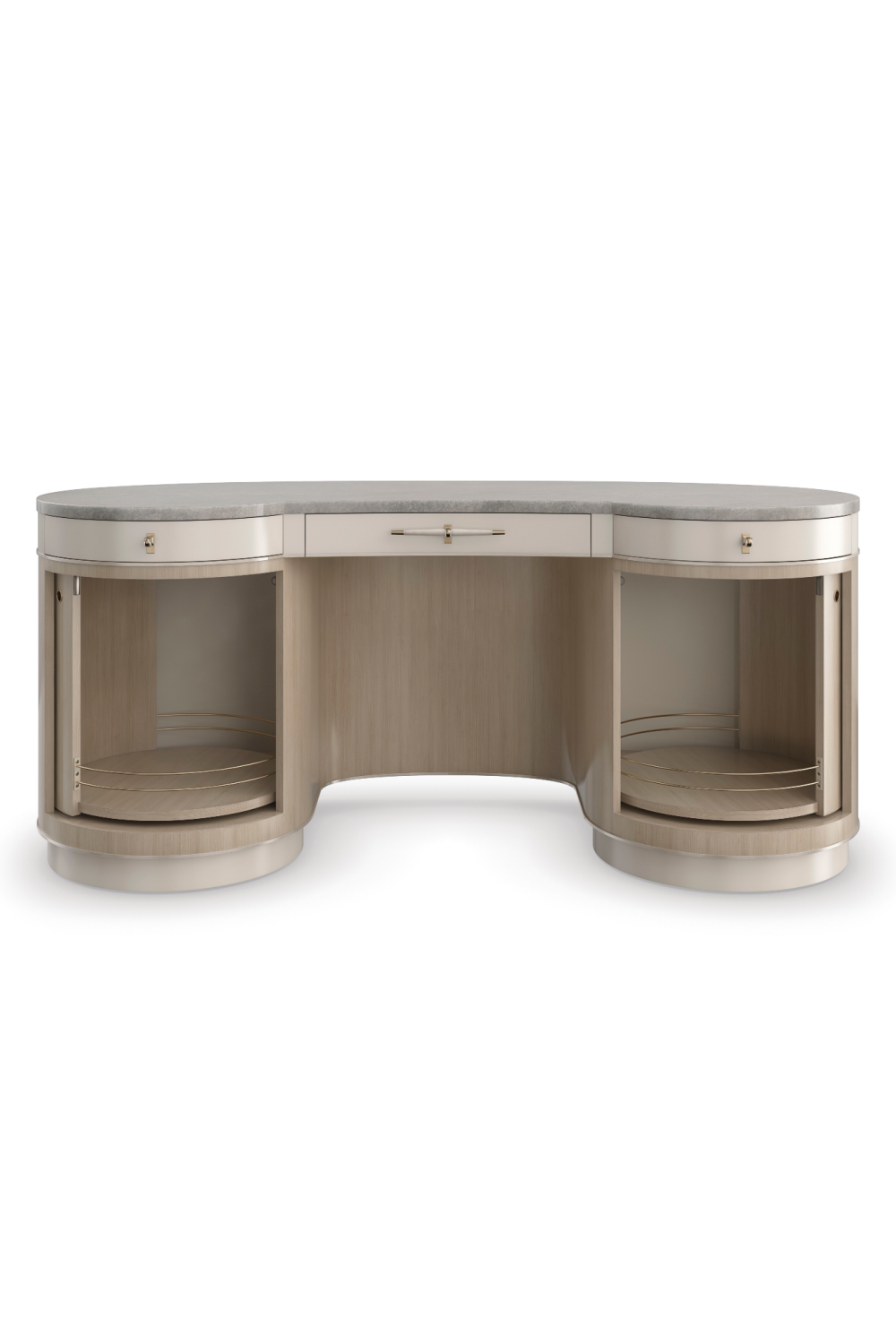 Swivel Shelf Dressing Table | Caracole Vanity Fair、mySite、neckold