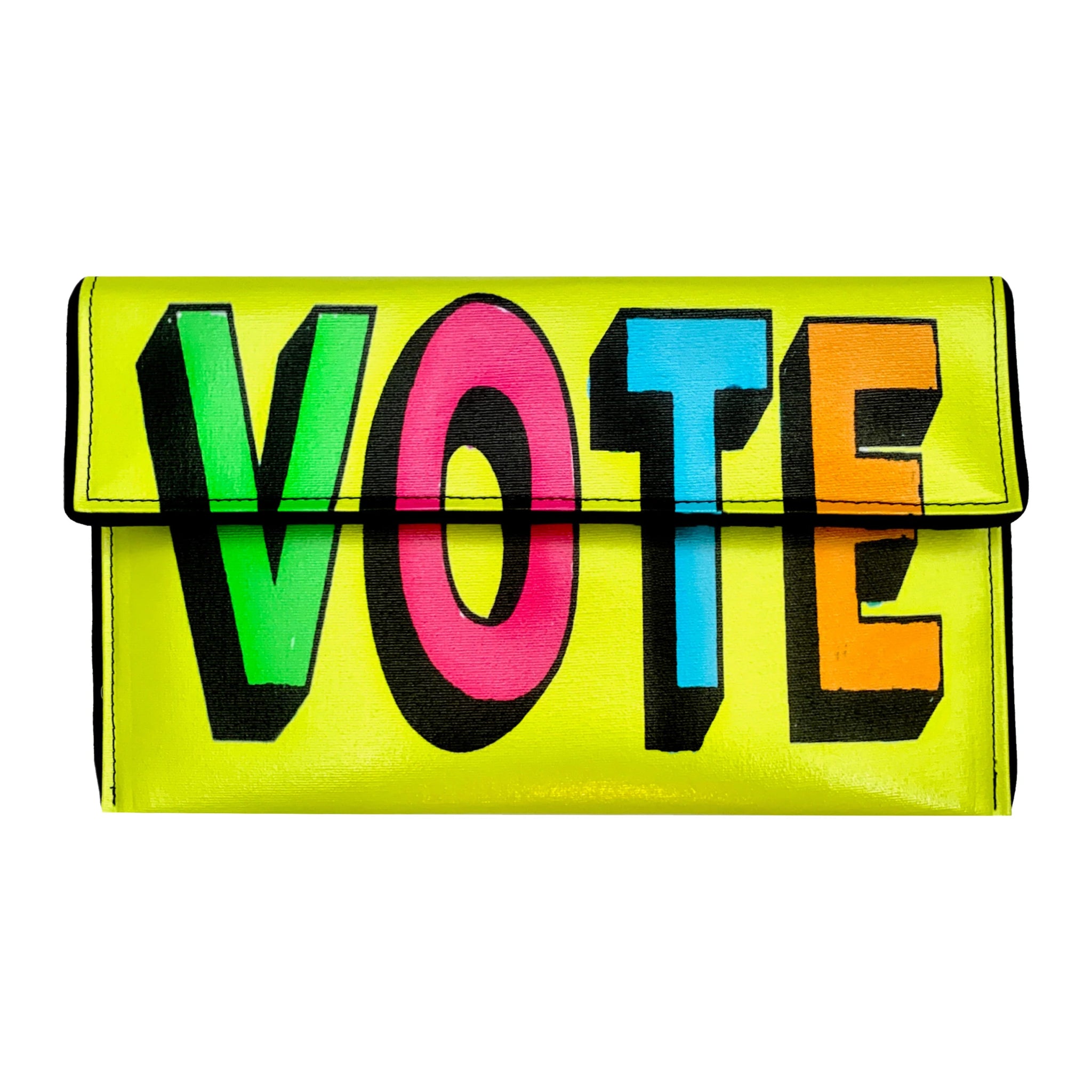  Neon Vote Clutch Handbag、mySite、elrpsem3k
