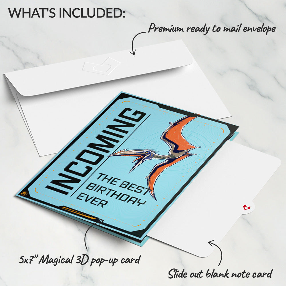 Jurassic World Rebirth Best Birthday Ever Pop-Up Card、mySite、solidvoid