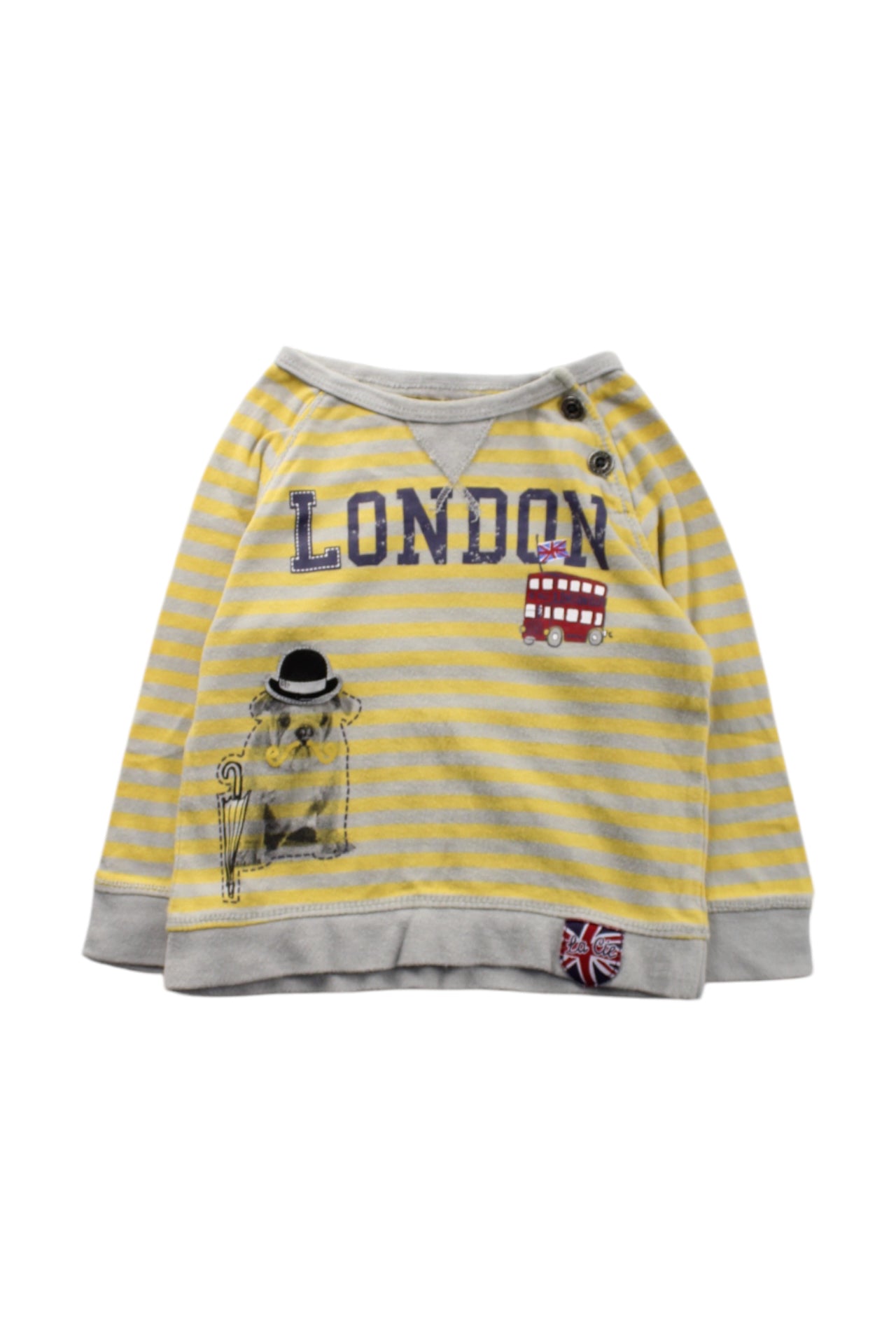 La Compagnie Des Petits London Crewneck Sweatshirt 6-12M、mySite、g9winljtr